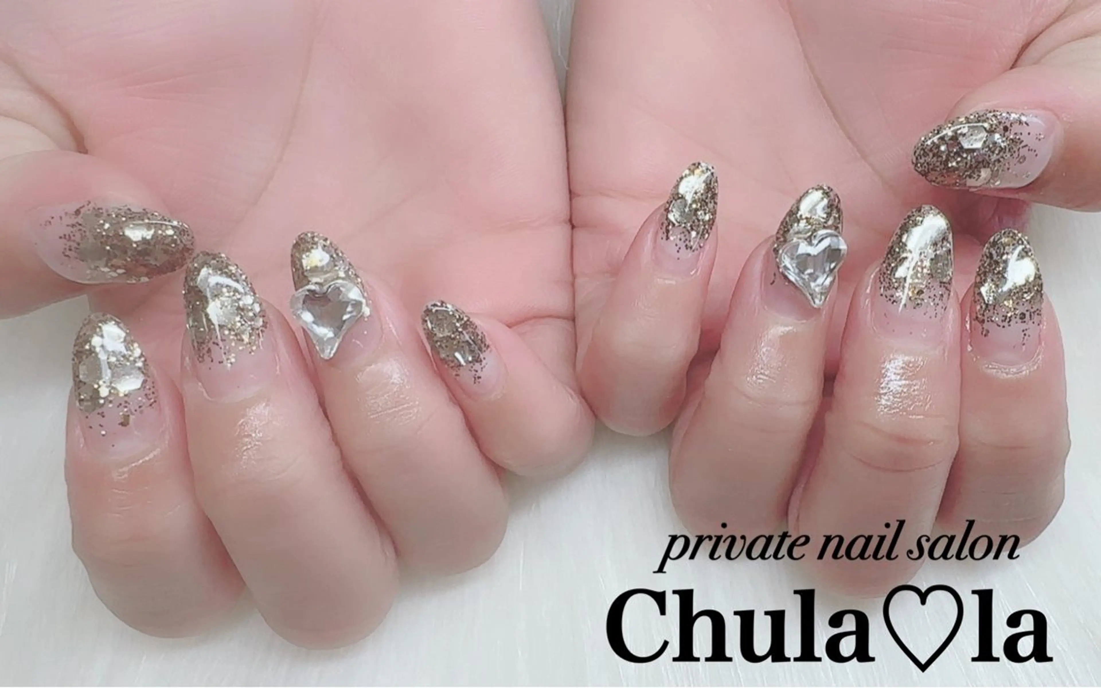 ネイル ホログラムネイル ハンドネイル Chula♡la 豊見城市高安のネイルデザイン