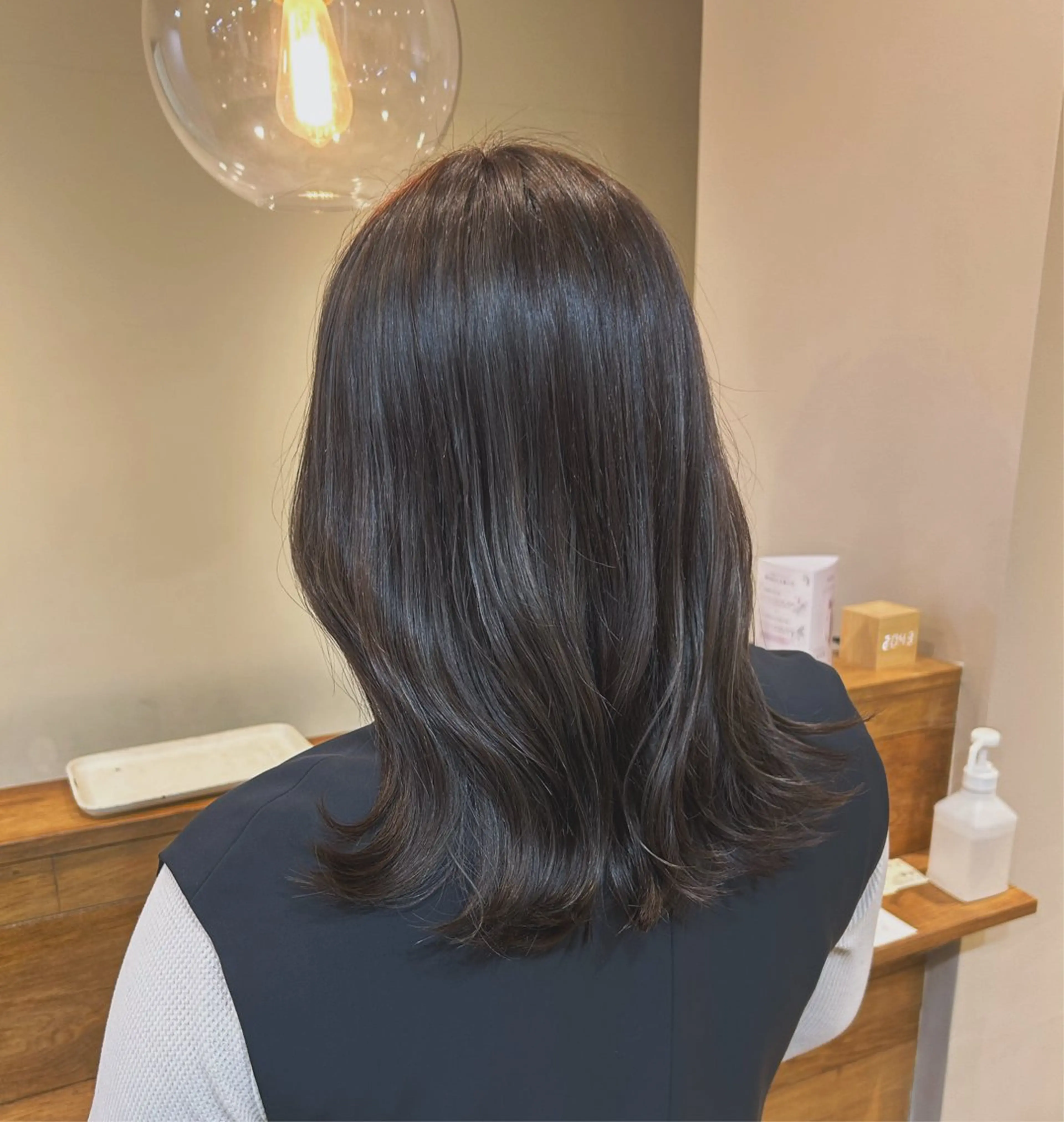ミディアム カット ヘアカラー ♥yelm ユウナ♥のマツエク・マツパデザイン