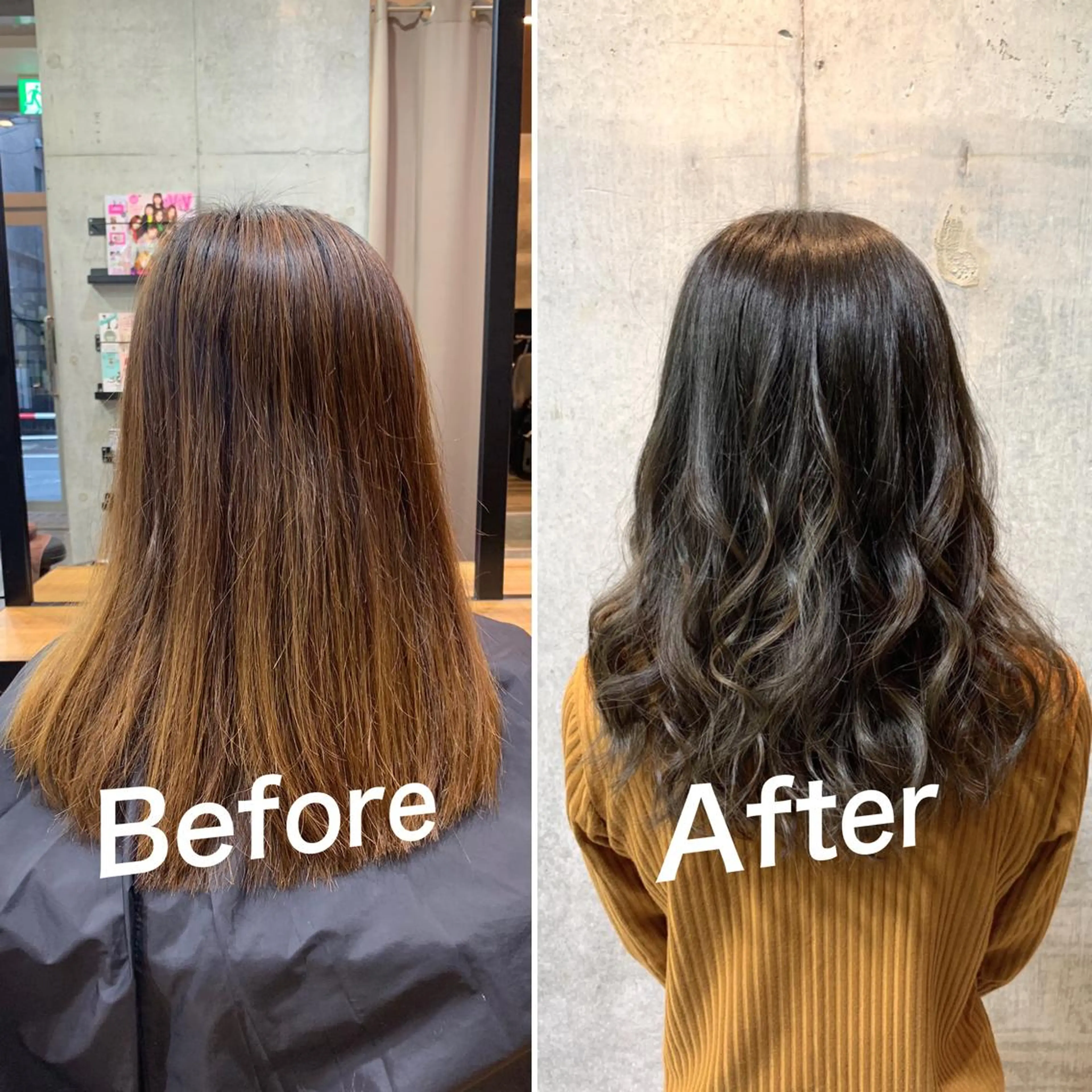 カラー カット ヘアカラー トリートメント 佐瀬竜矢PRIMAL /portのヘアスタイル