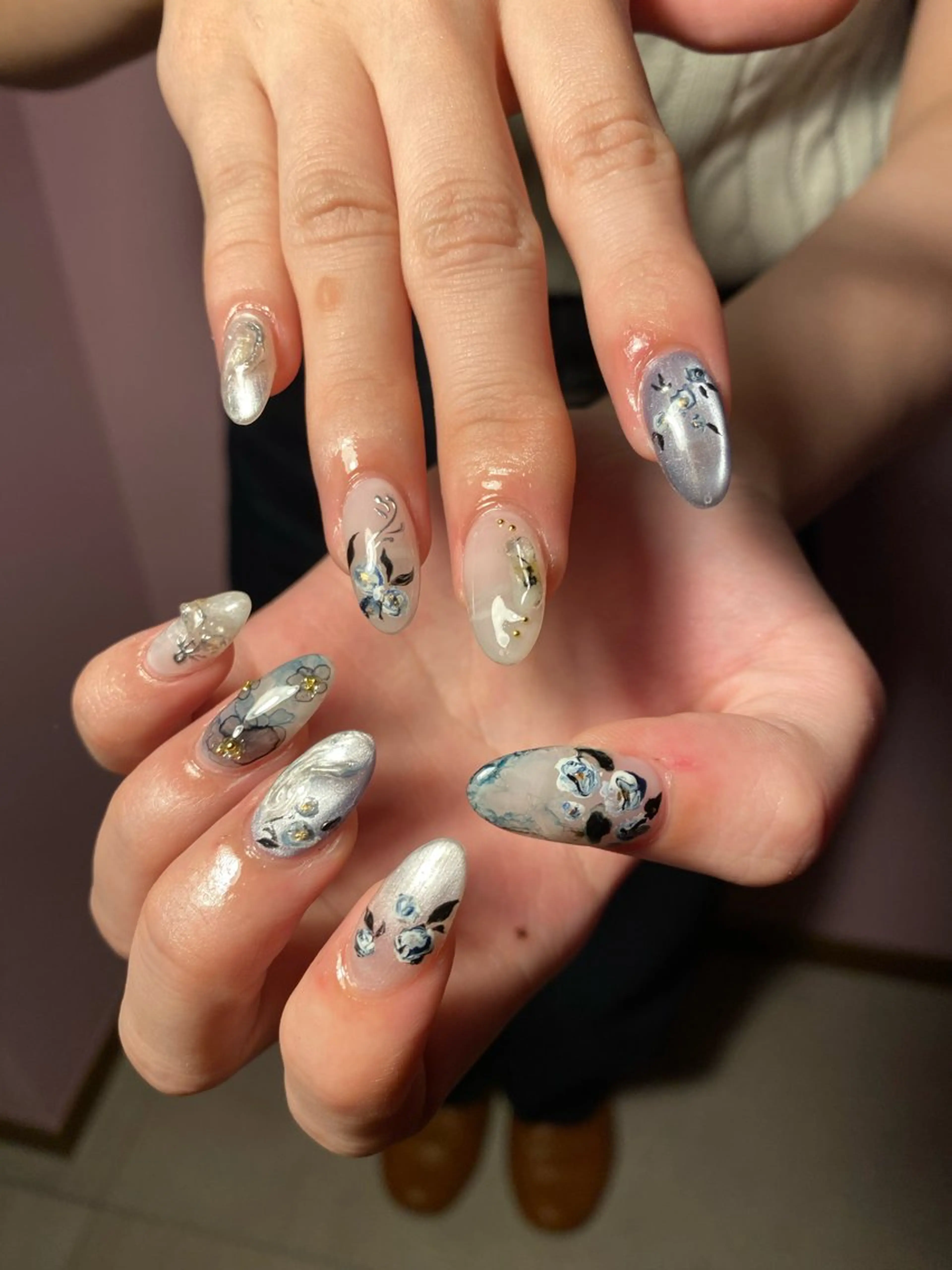 ネイル ハンドネイル NICO nail　三軒茶屋店　ネイル＆アイラッシュ所属・oichan 𖦹°‧のネイルデザイン