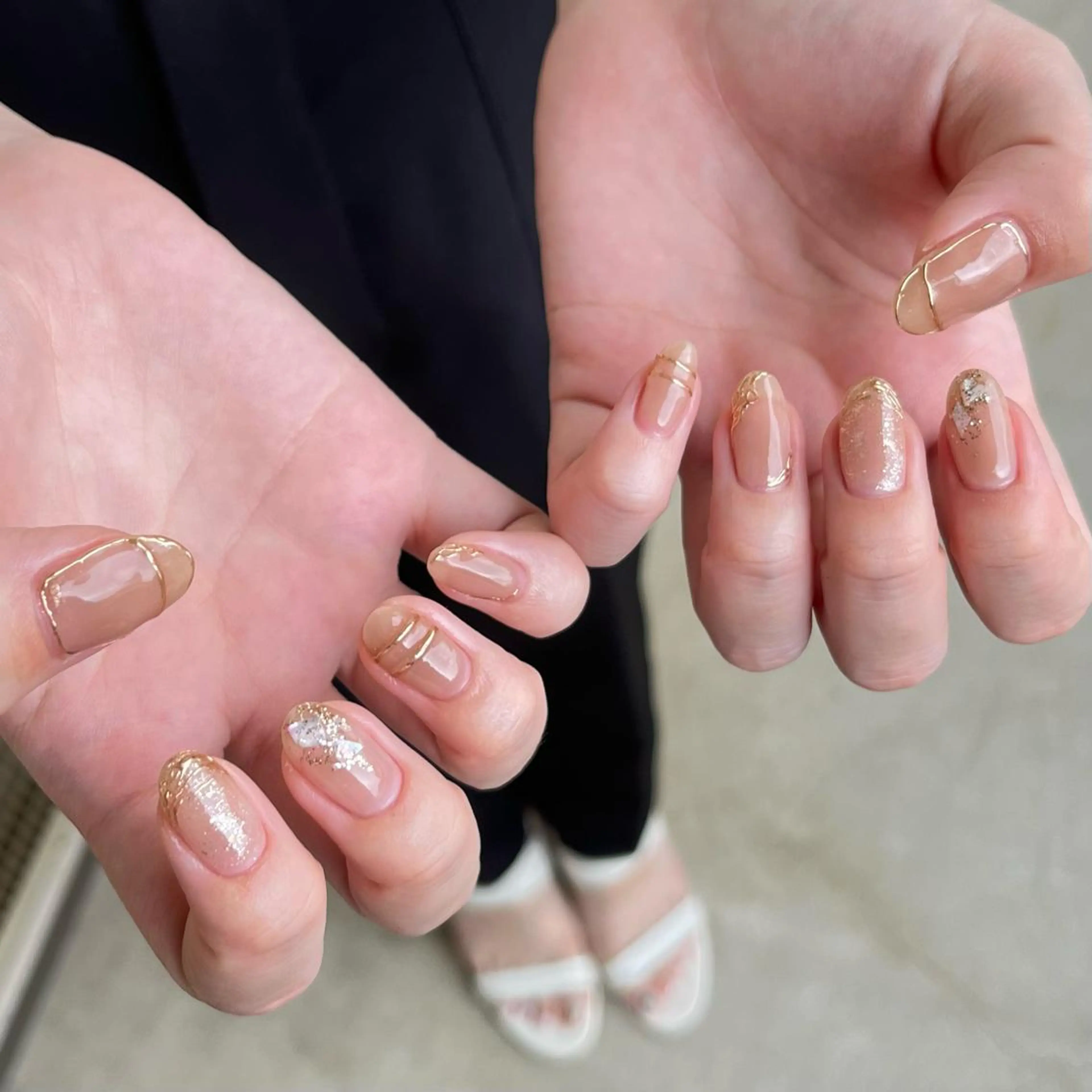 ネイル ニュアンスネイル ハンドネイル Jasmine NAILのネイルデザイン