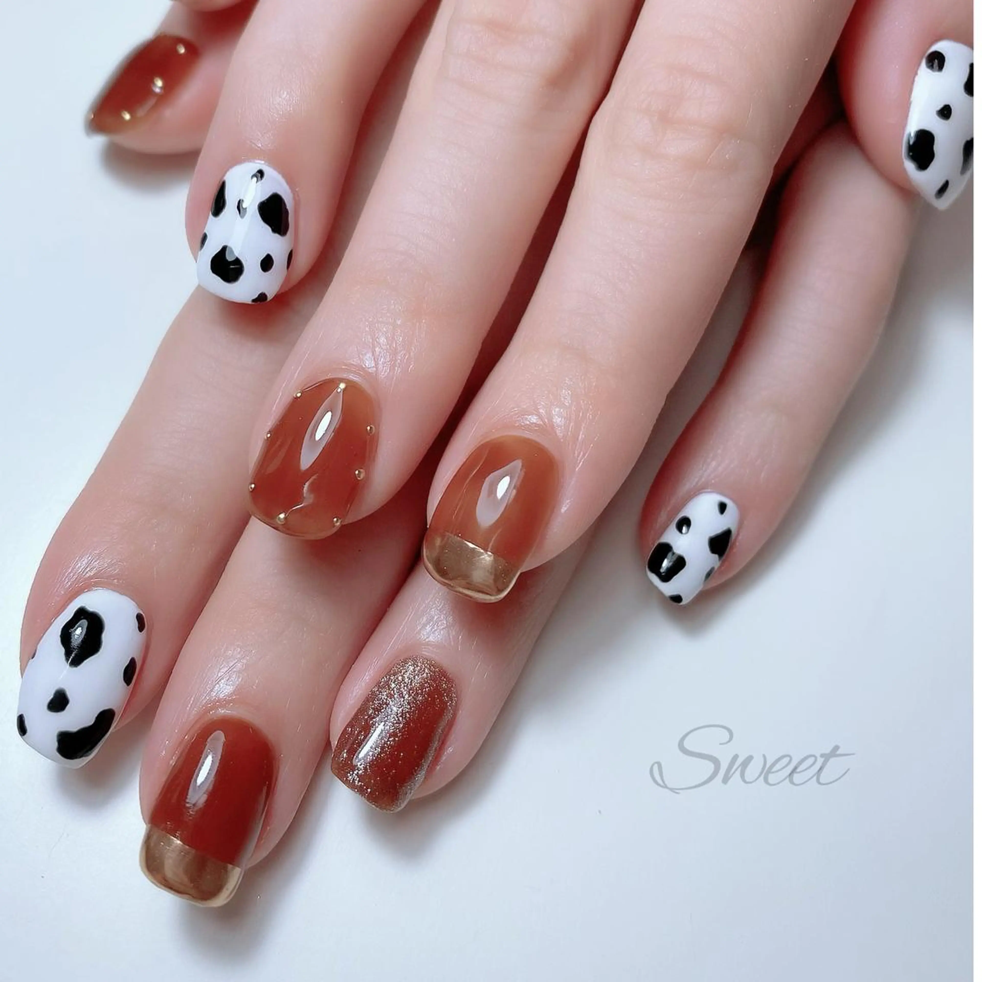 ネイル sweet 仲野陽子のネイルデザイン