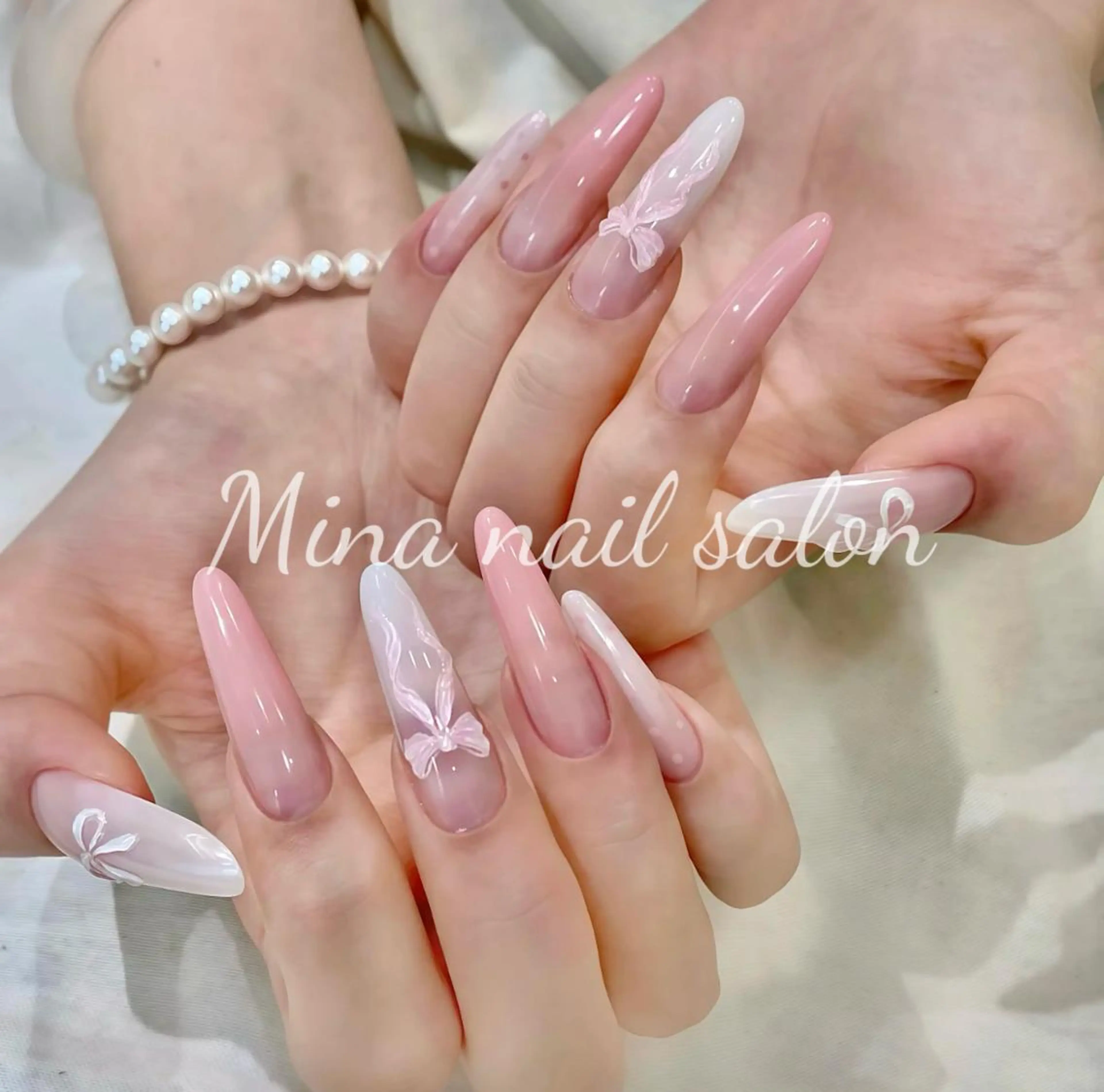 ネイル Mina🧸 韓国風ネイル🎀のネイルデザイン