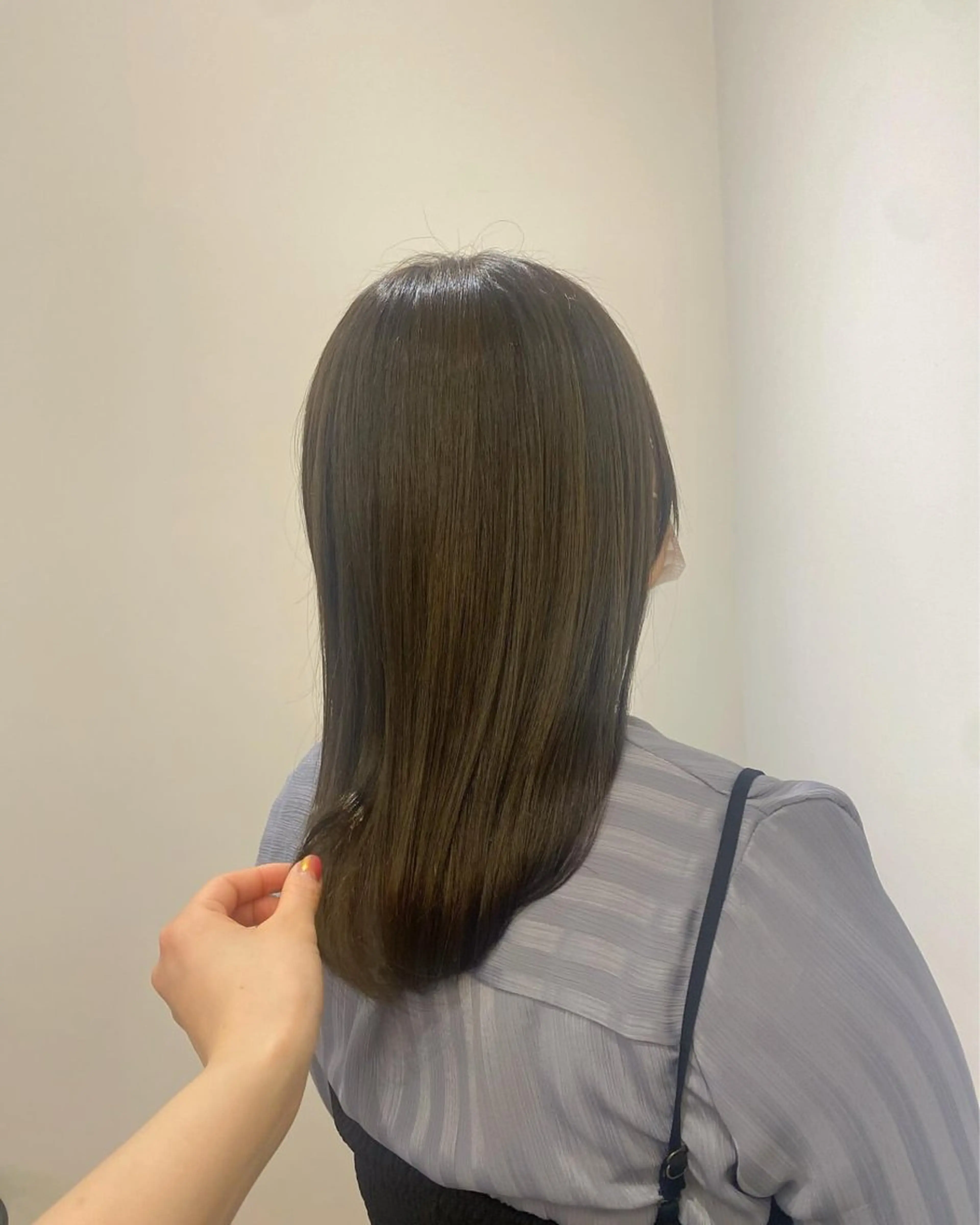 セミロング カラー オリーブカラー ⭐カラーモデル募集中 ⭐️加納大希のヘアスタイル