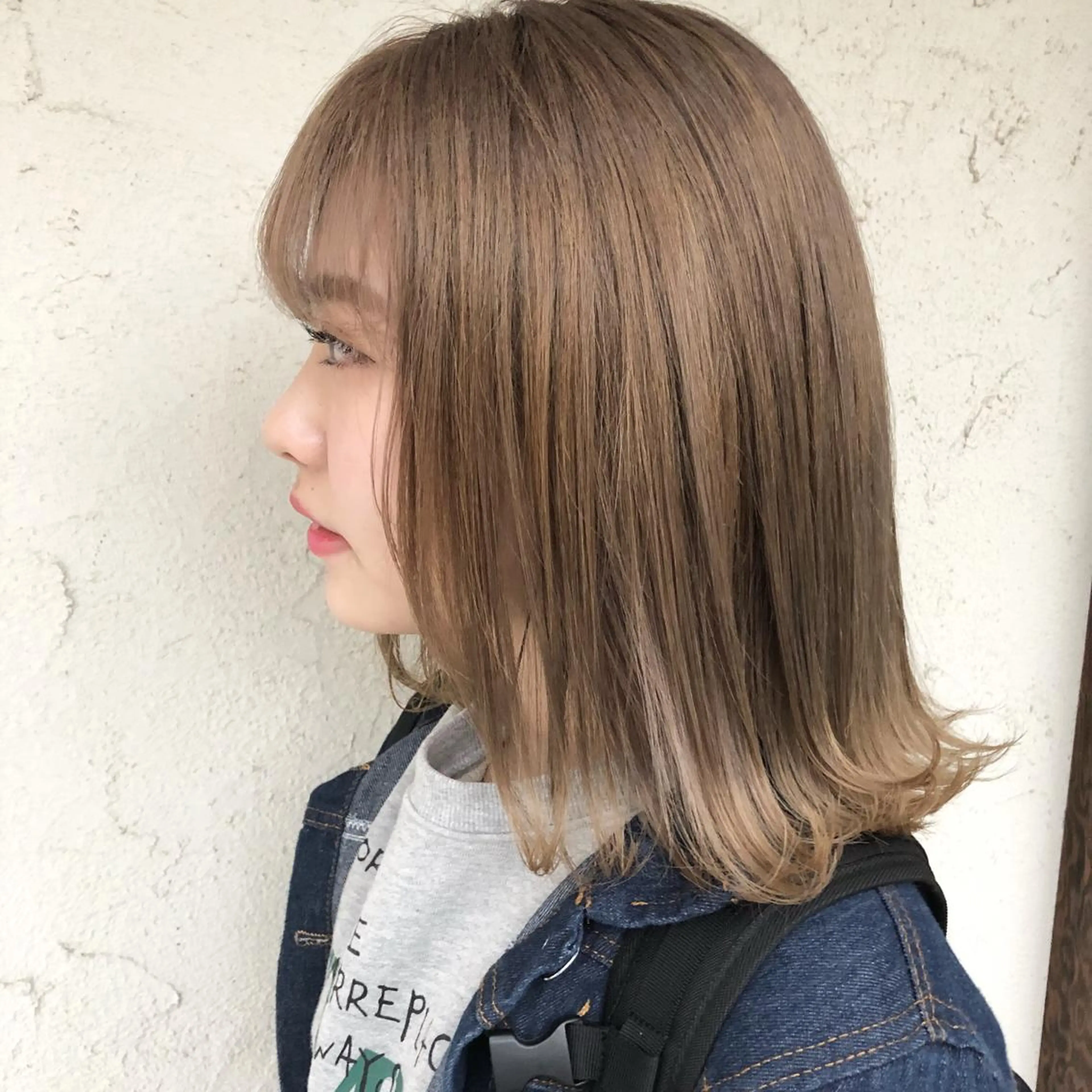 ミディアム 艶髪育成サロン 京橋 shinのヘアスタイル