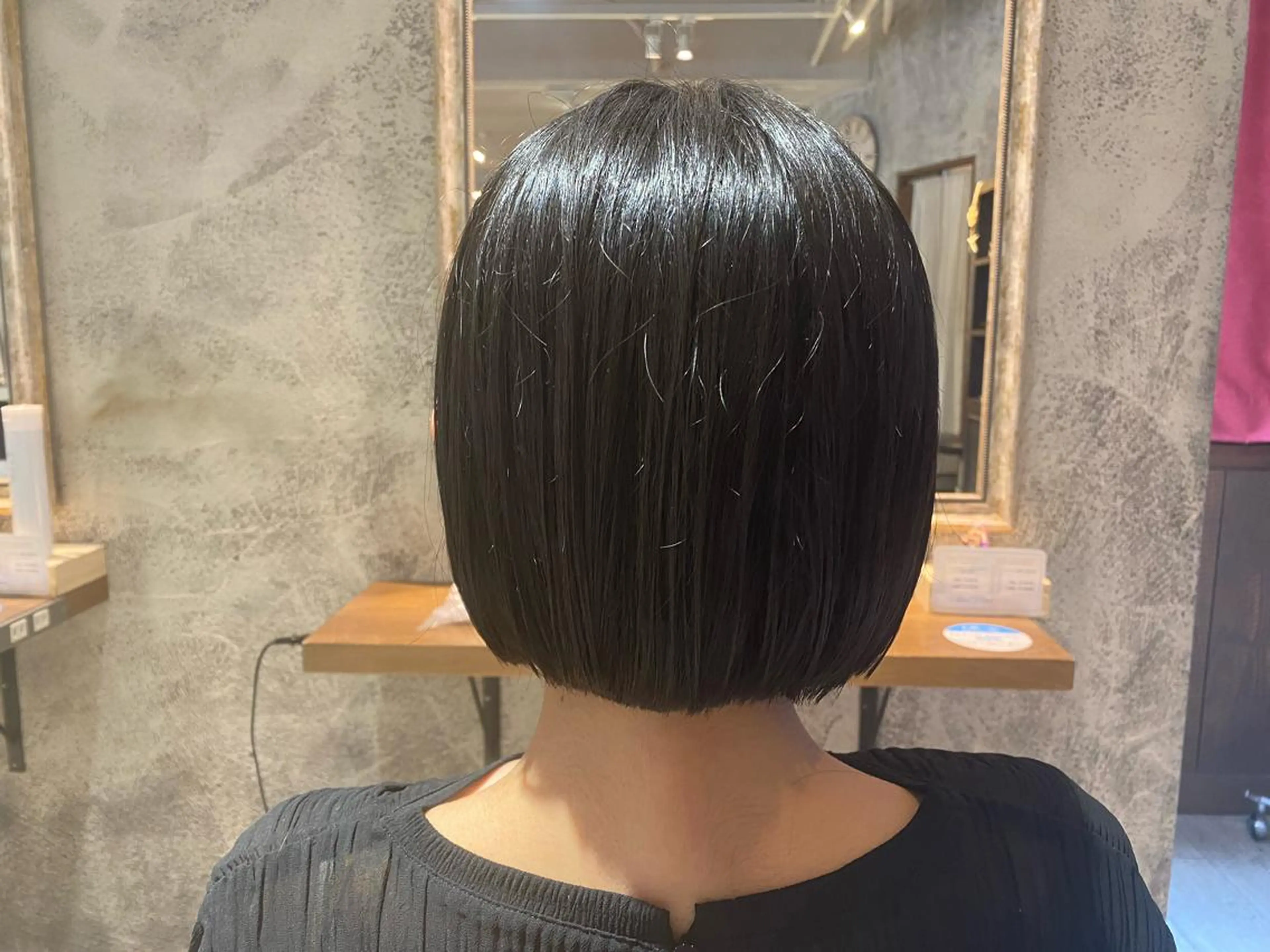 ショート カラー ヘアアレンジ ボブ カット 瀧尻 光のヘアスタイル