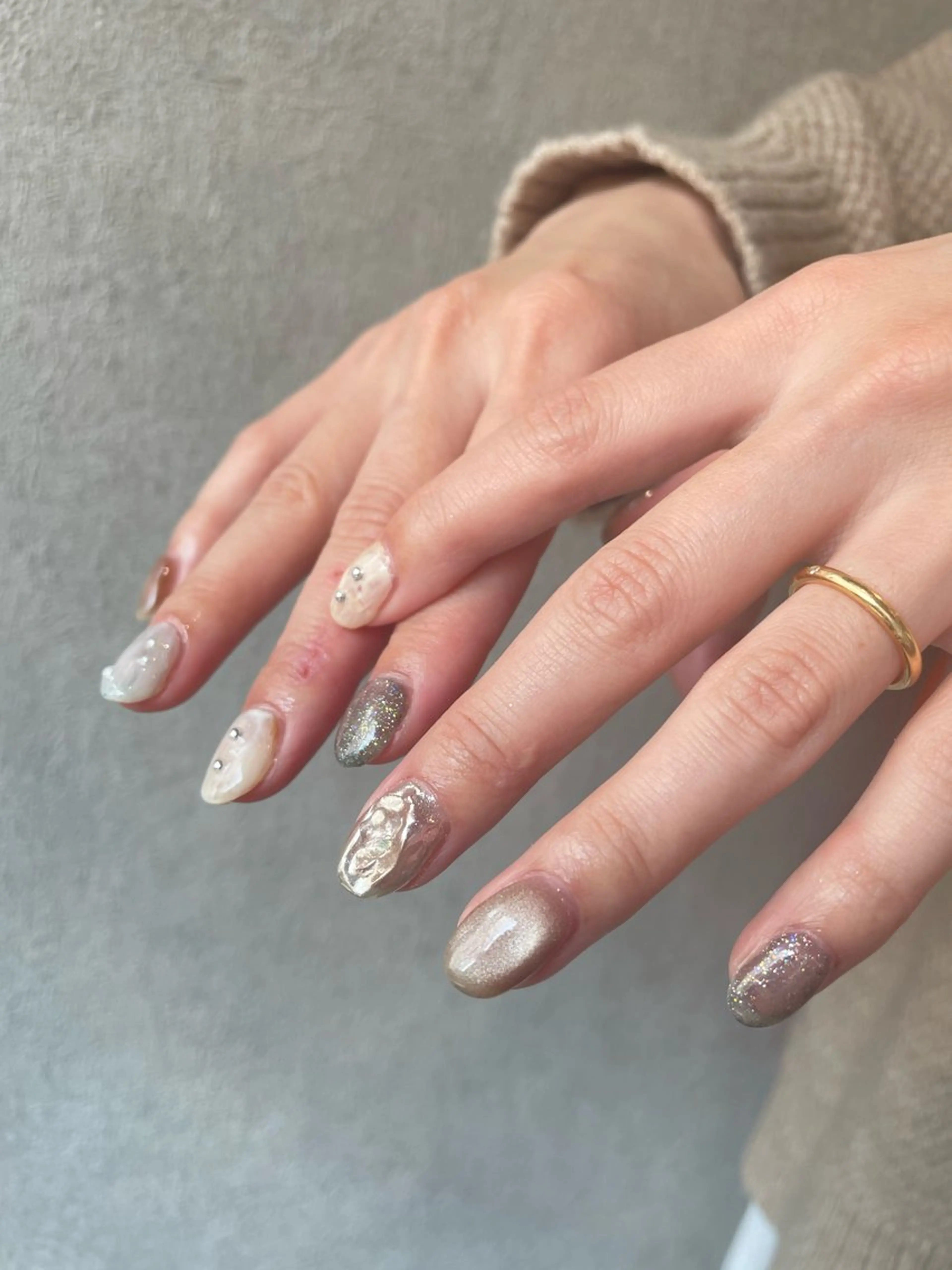 ネイル ハンドネイル ナチュラル透明感🌱 小山美樹子のヘアスタイル