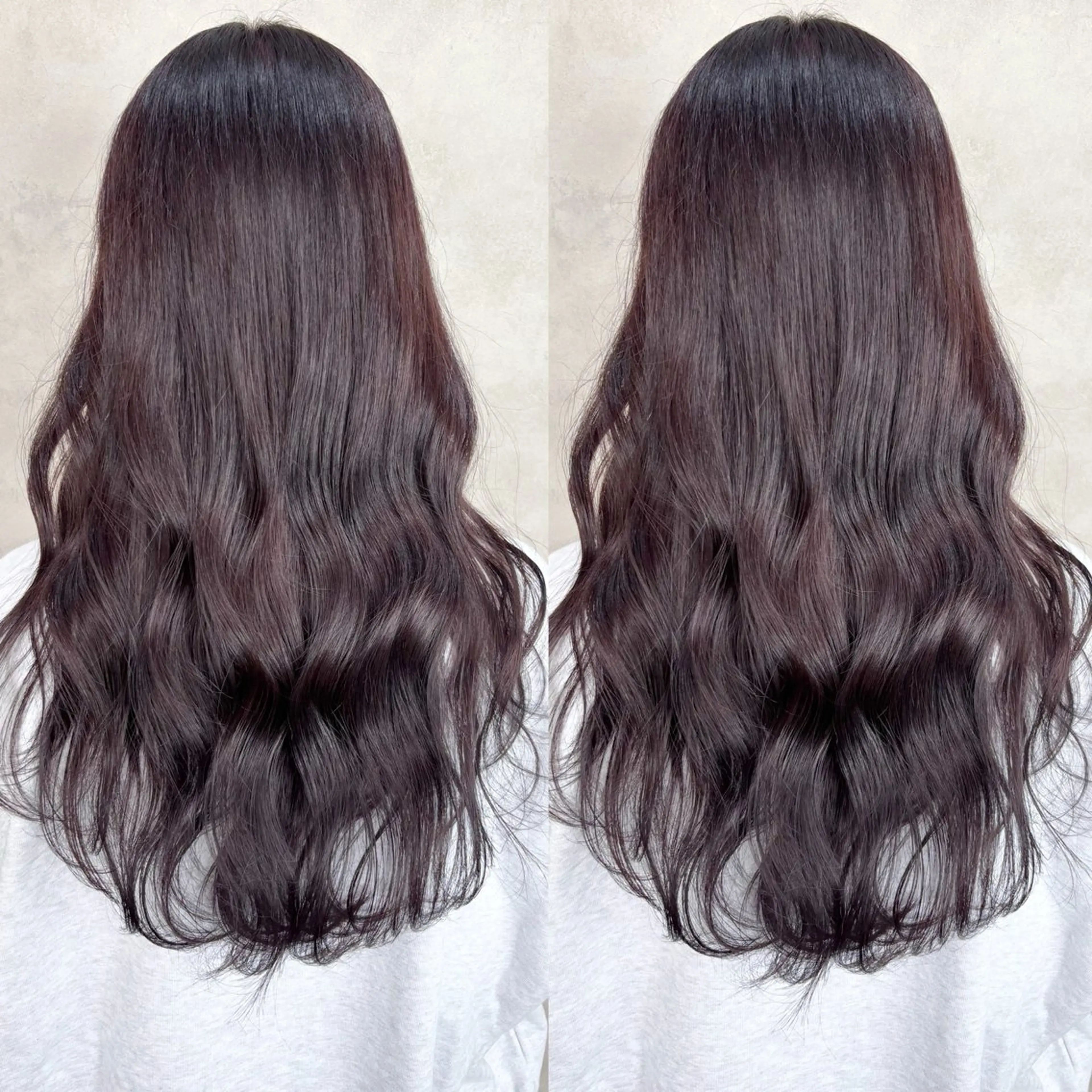 ロング カラー ブリーチ ダブルカラー ラベンダーカラー ブリーチなしカラー ピンクカラー ヘアカラー 💎色落ち綺麗に白肌 ラベンダー💎りんのヘアスタイル