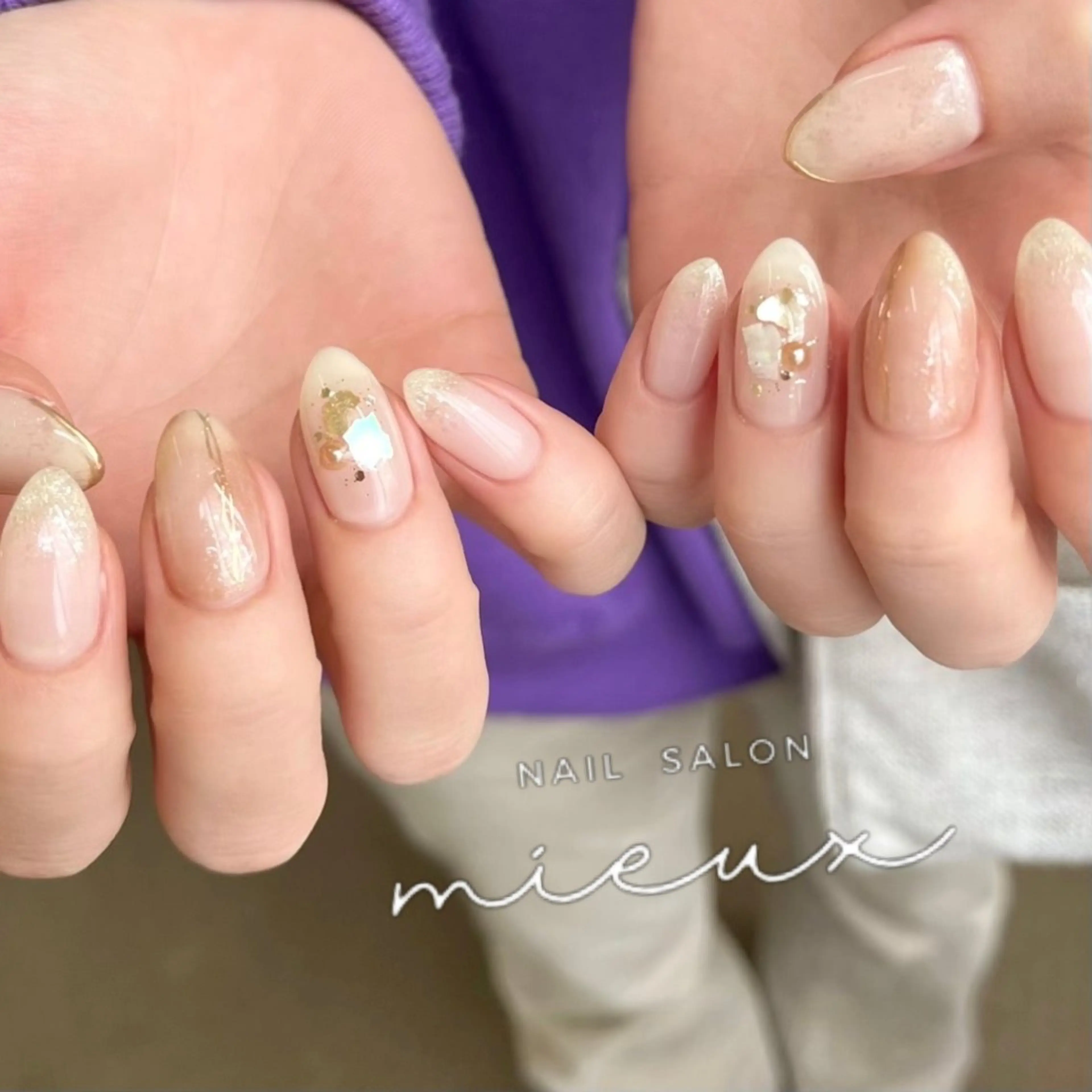ネイル ハンドネイル mieux ariiiのネイルデザイン