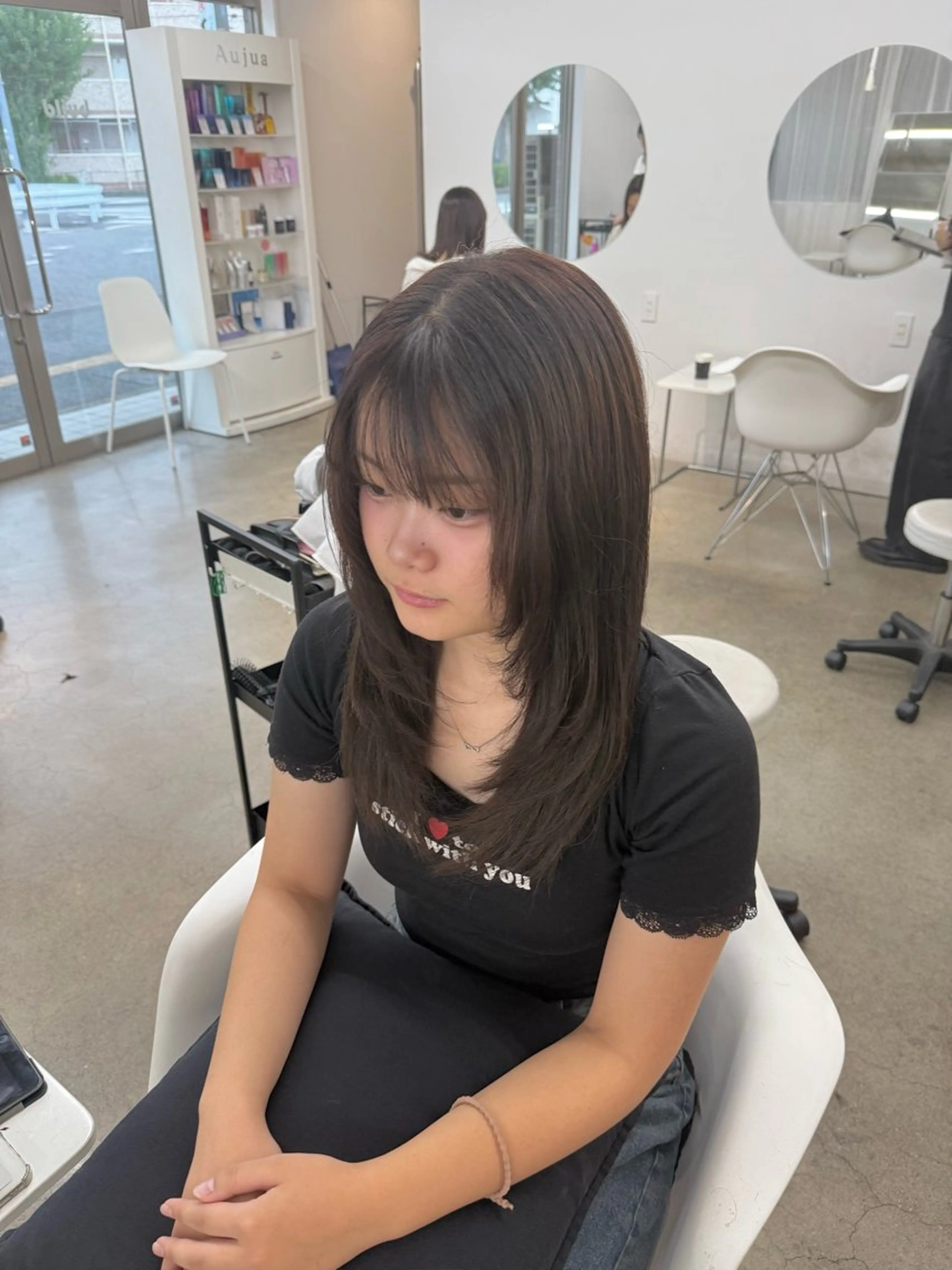 ロング カラー カット ヘアカラー トリートメント build所属・秋山 花音のヘアスタイル