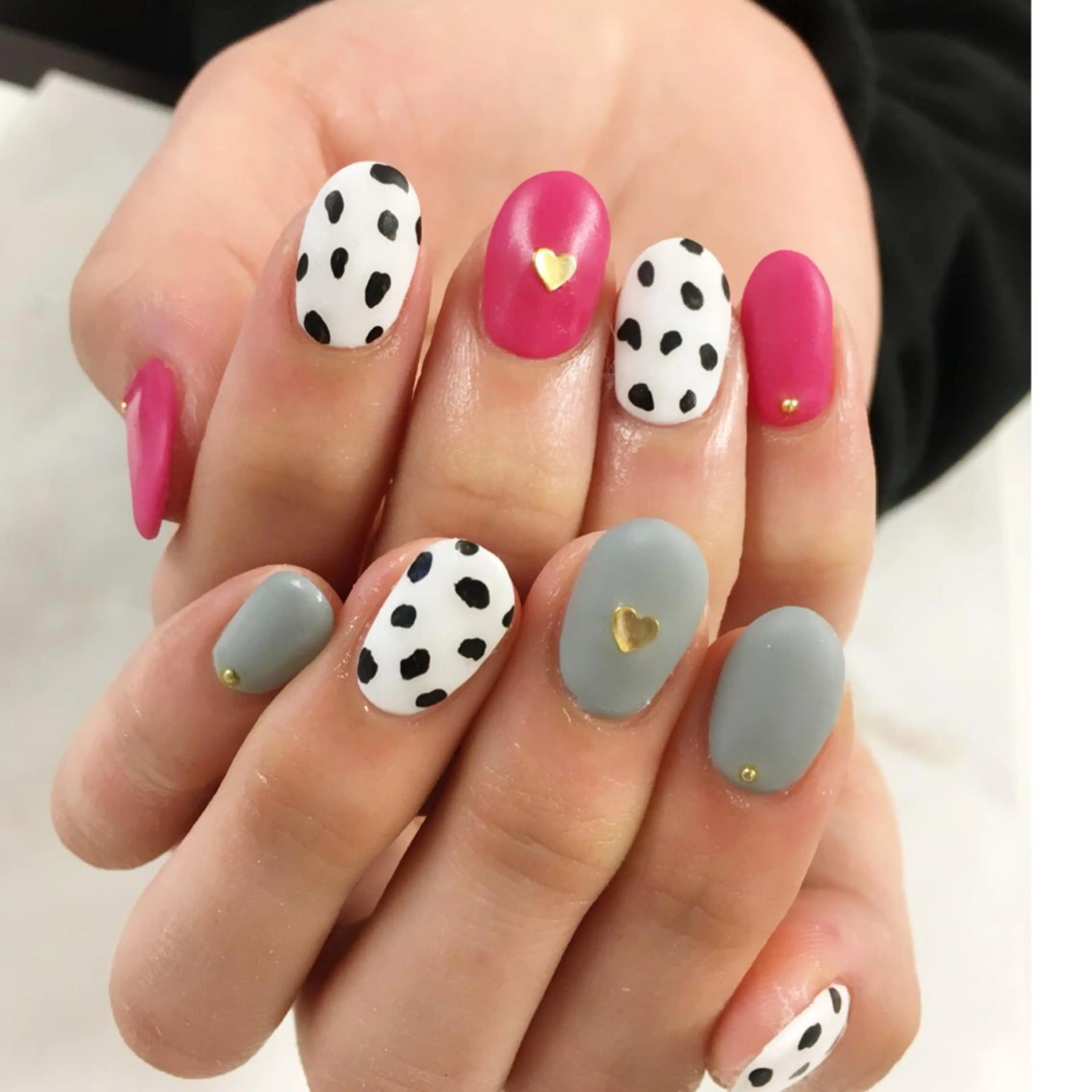 ネイル マットネイル ハンドネイル SHINE NAILのネイルデザイン