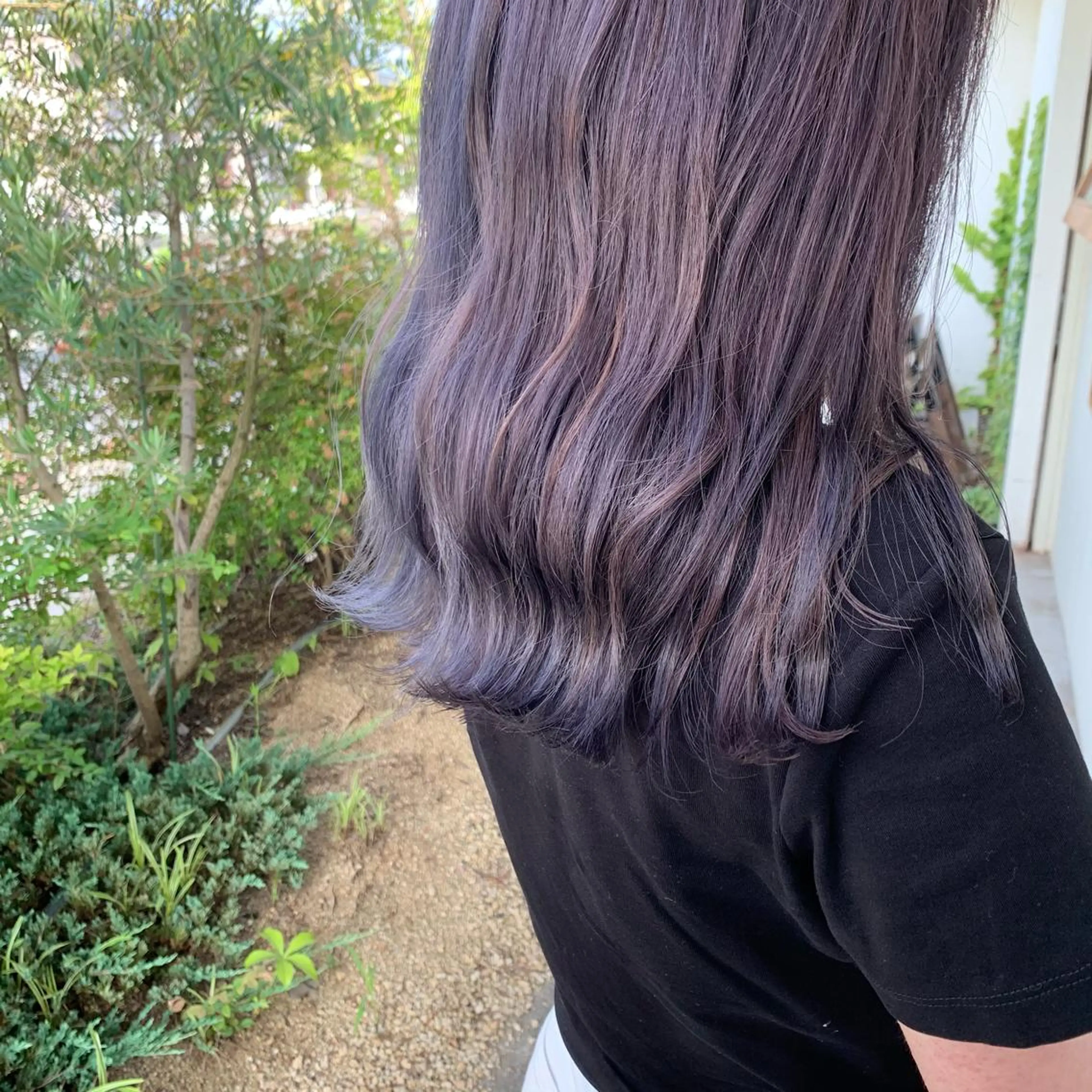 セミロング ヘアカラー 山本 知佳のヘアスタイル