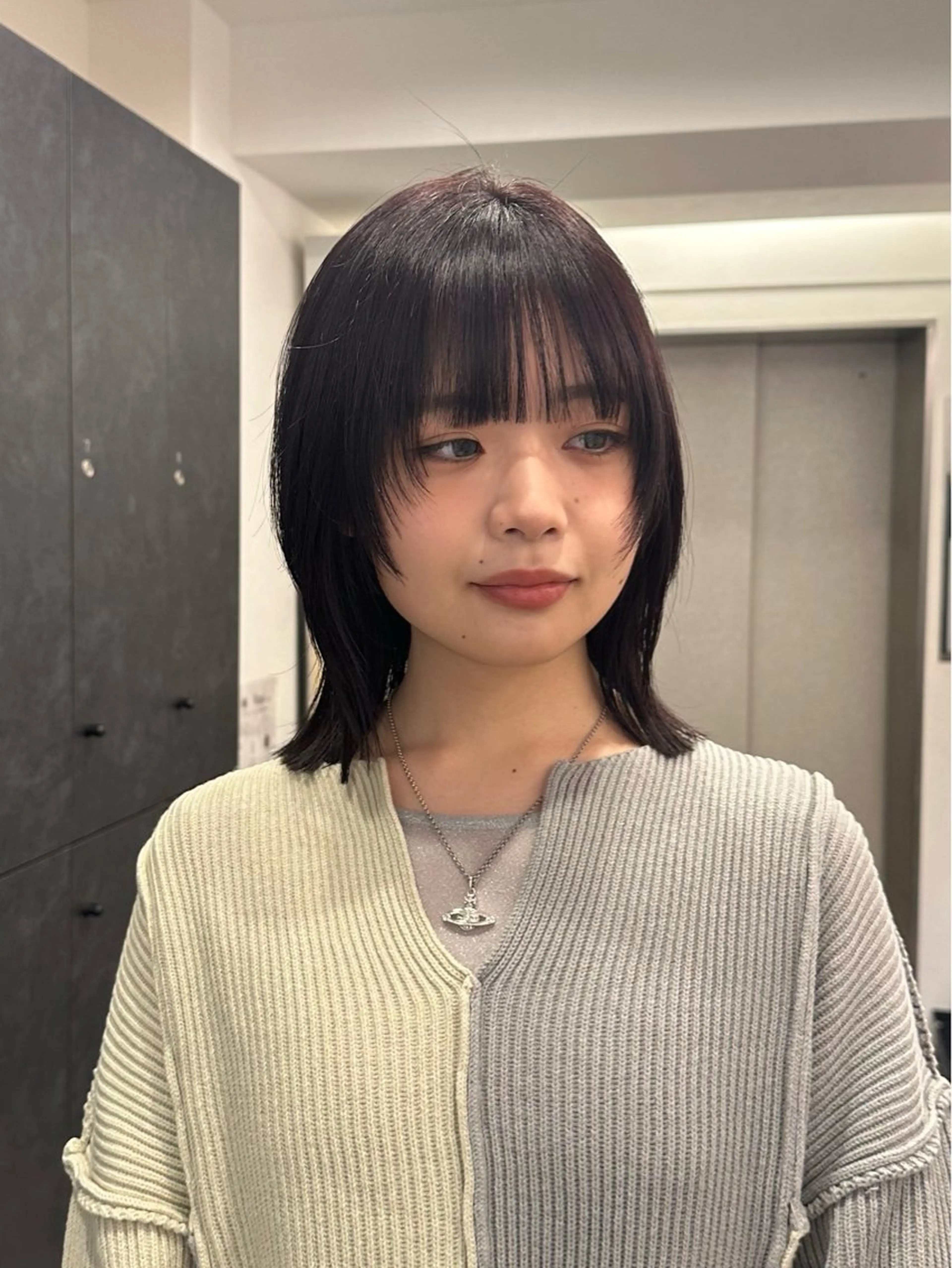 ミディアム カラー カット ヘアカラー トリートメント 銀座 / シマムラミホのヘアスタイル