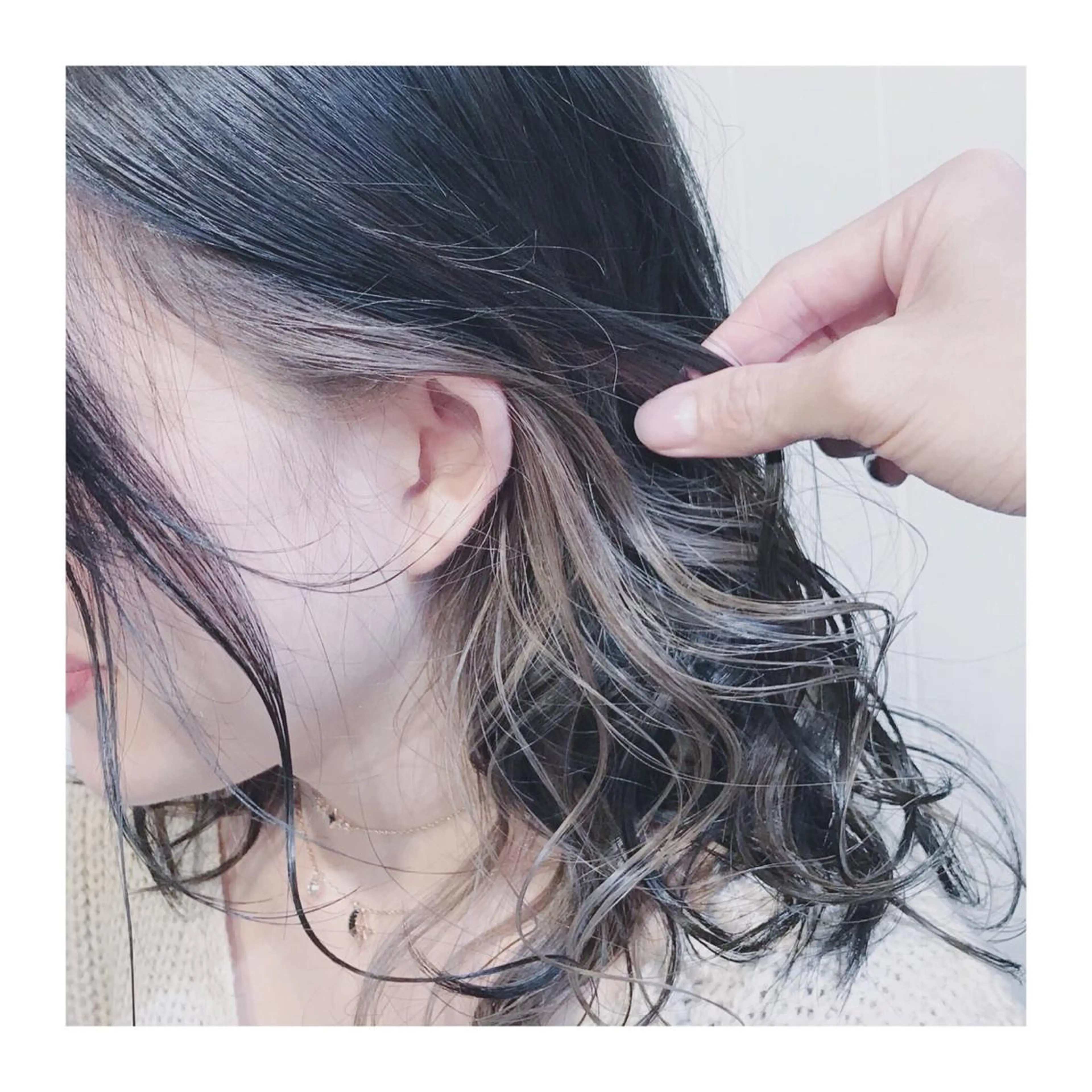 ミディアム カラー soigné所属・髪質改善カラー ショートボブ専門のヘアスタイル