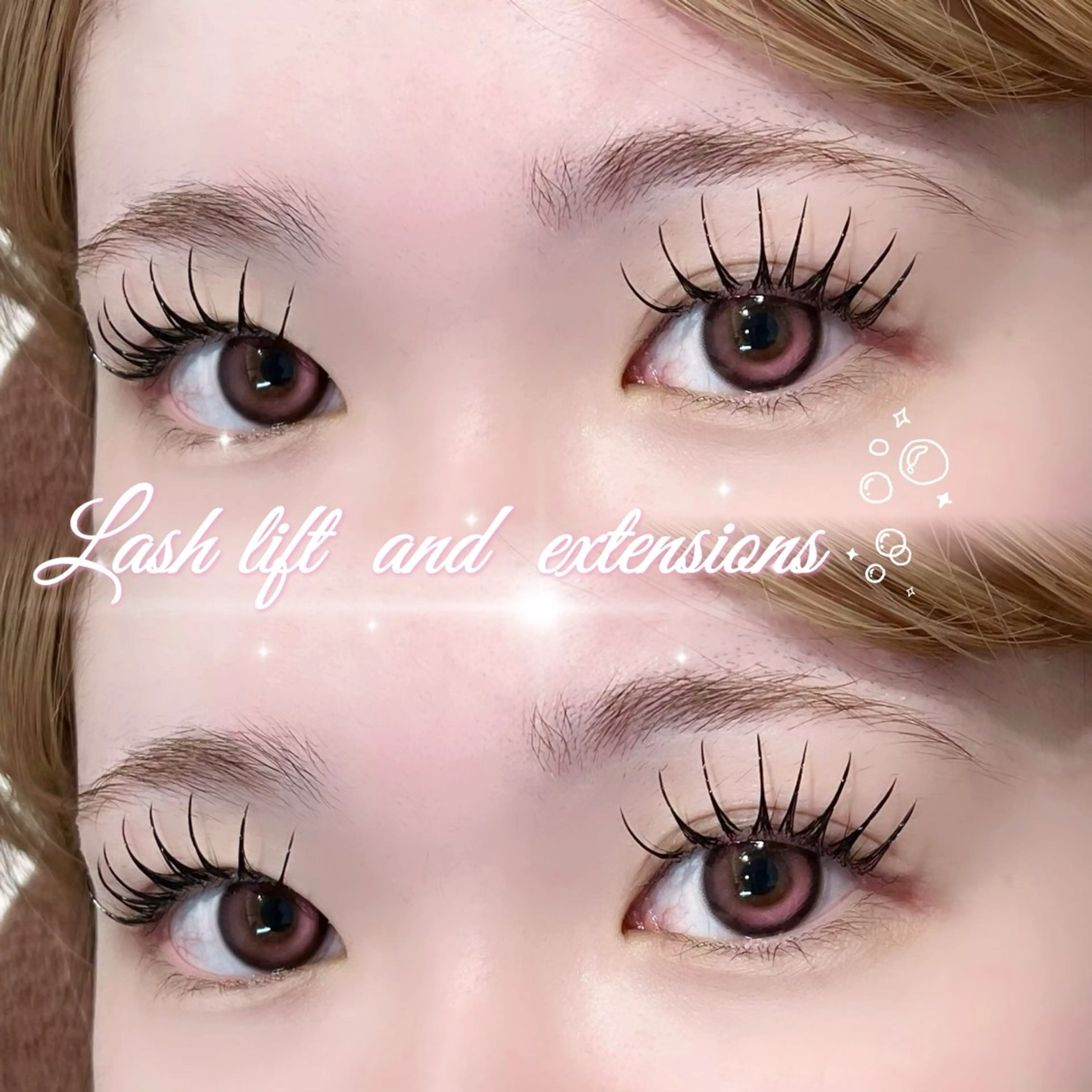 ☃12月限定価格☃️《マツパ＋マツエク》フラットラッシュ100本まで付け放題⭐️⸝⸝꙳ 【コーティング付】の写真