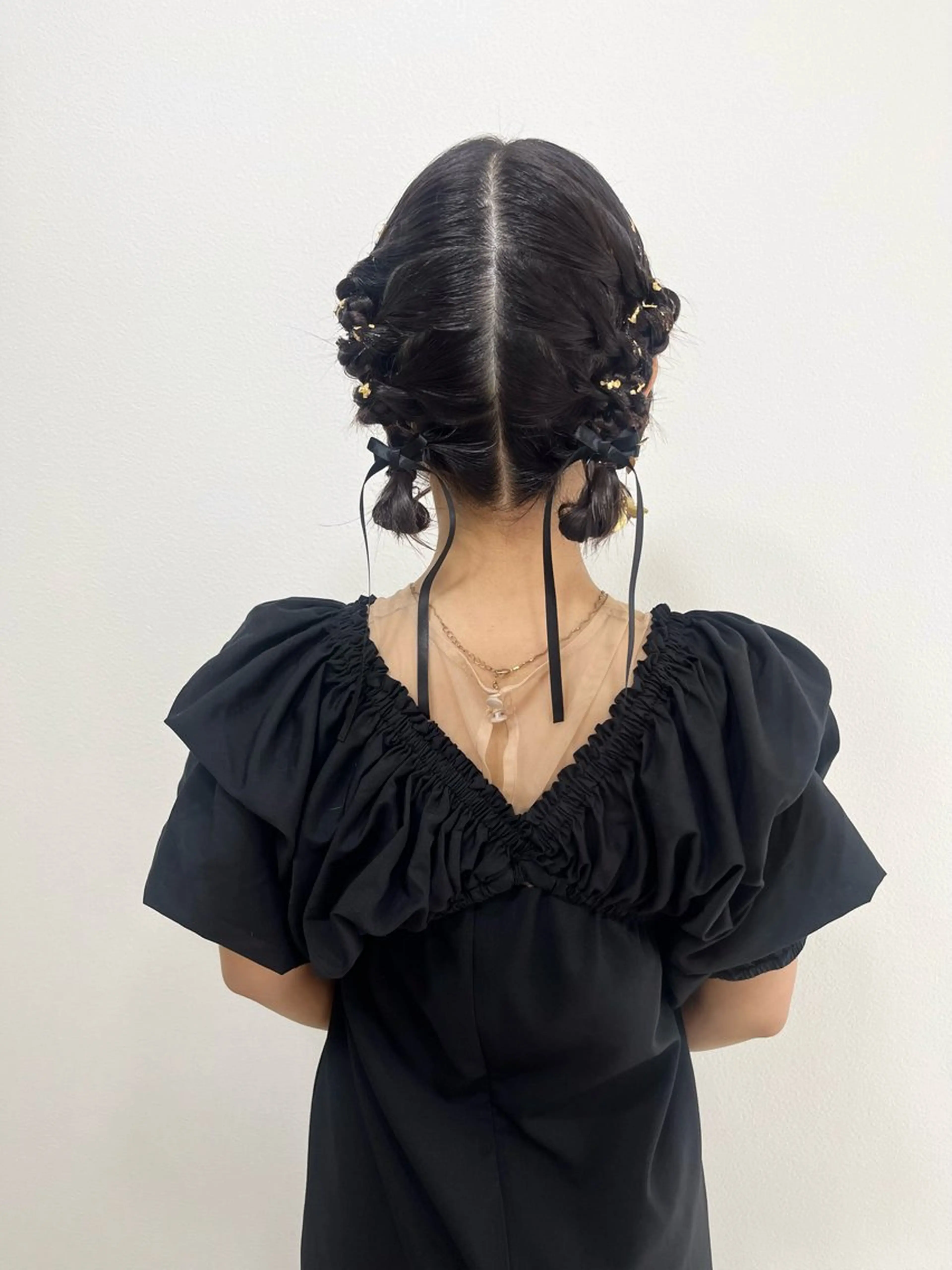 ミディアム ヘアアレンジ ボブ ヘアセットサロン /上坪愛美のヘアスタイル