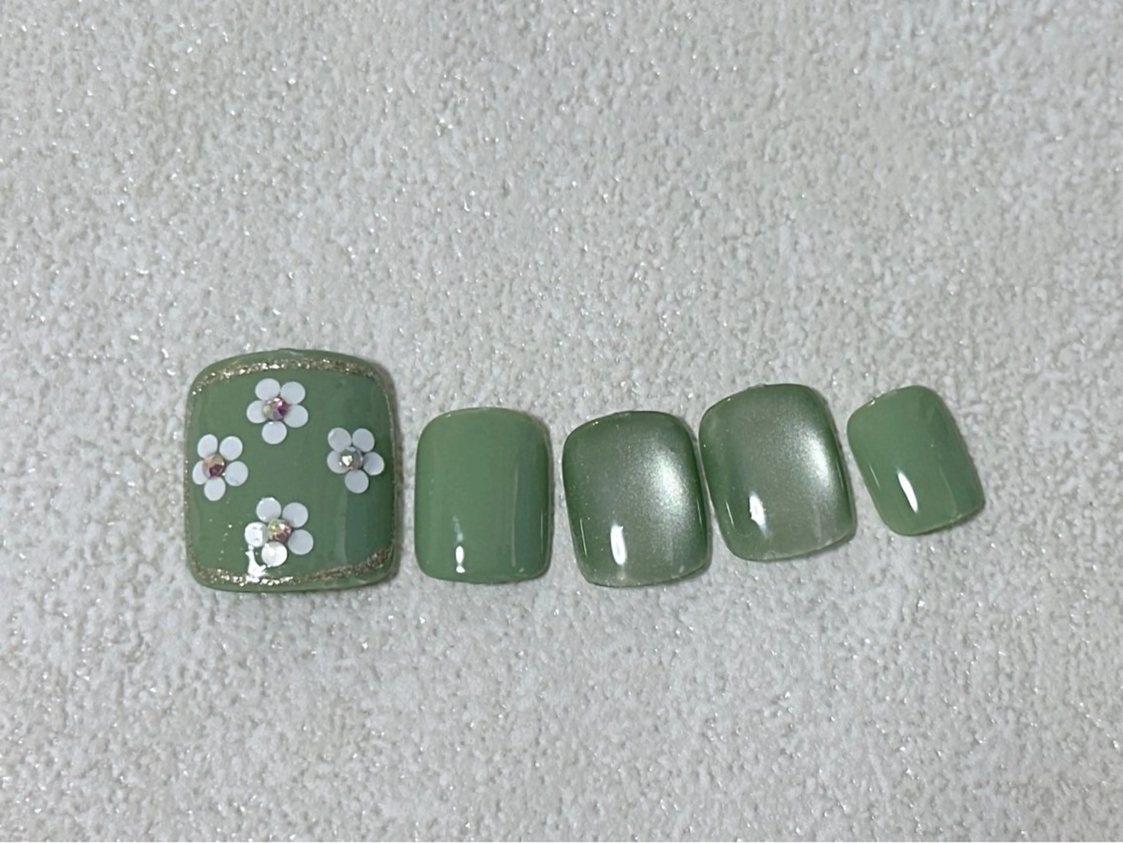ネイル フットネイル ジェルネイル パラジェル 夏ネイル フットネイル kiki nail 二子玉川のネイルデザイン