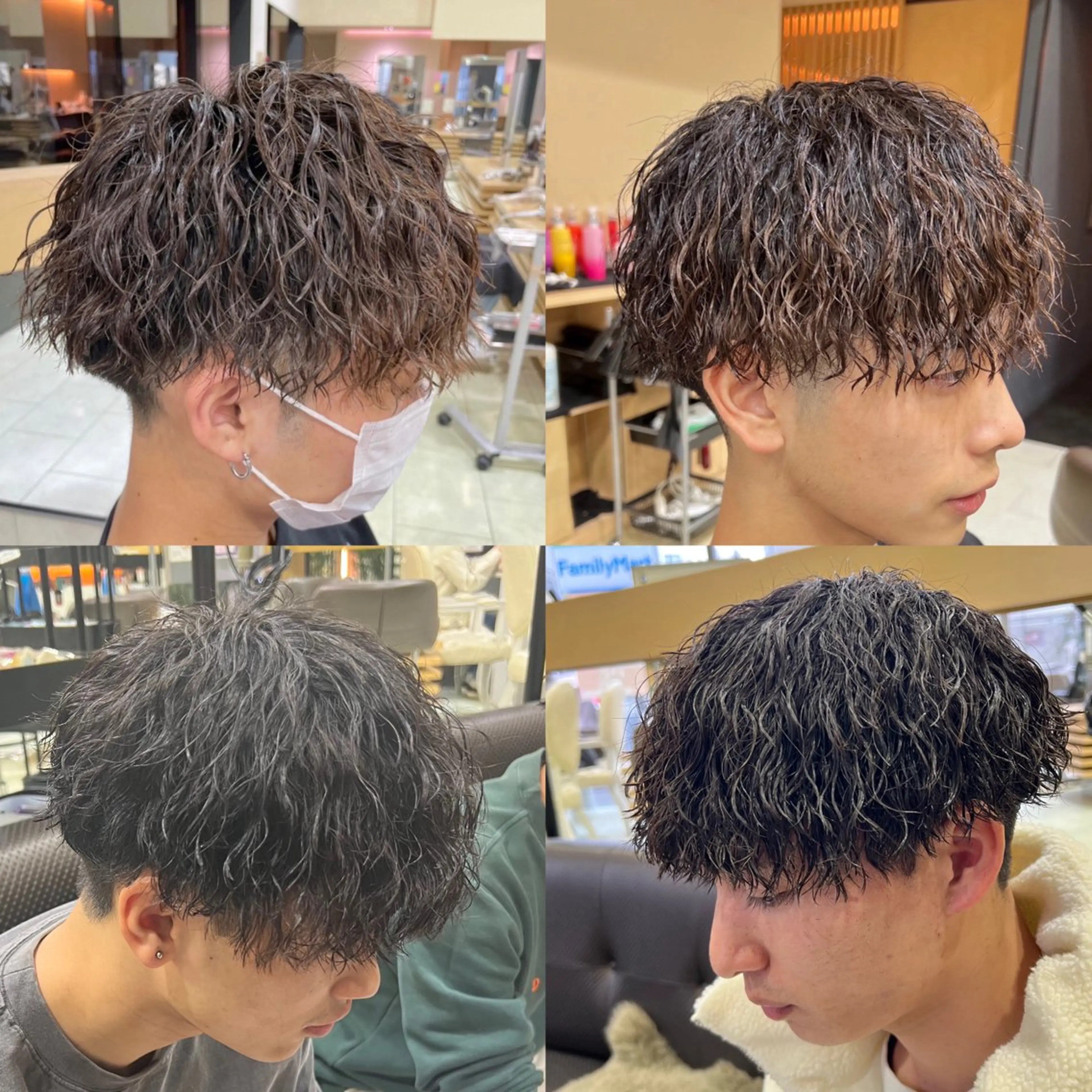 パーマ メンズ メンズパーマ 韓国ヘアダウンパーマ シャドウパーマ/航太のヘアスタイル