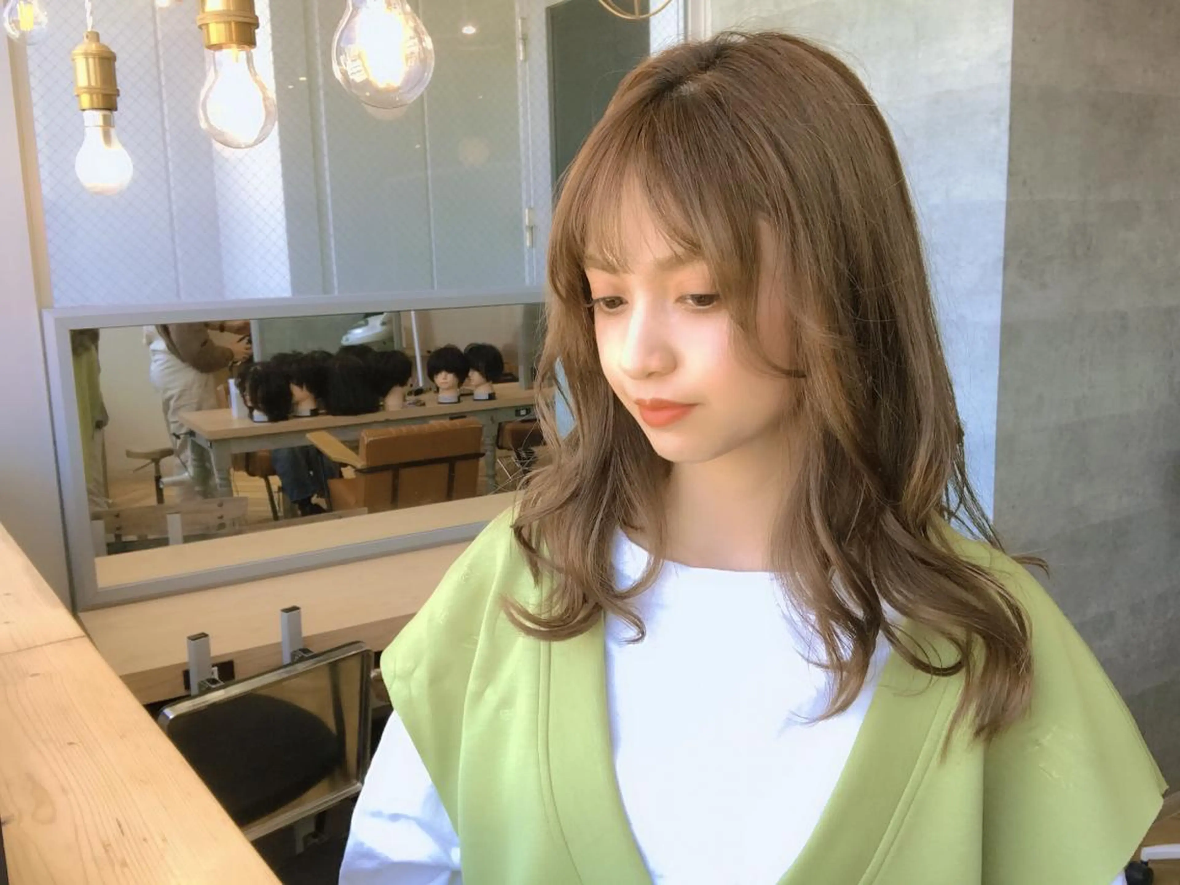 ミディアム カット ヘアカラー トリートメント ヘッドスパ 佐藤優太朗 似合わせ/髪質改善のヘアスタイル