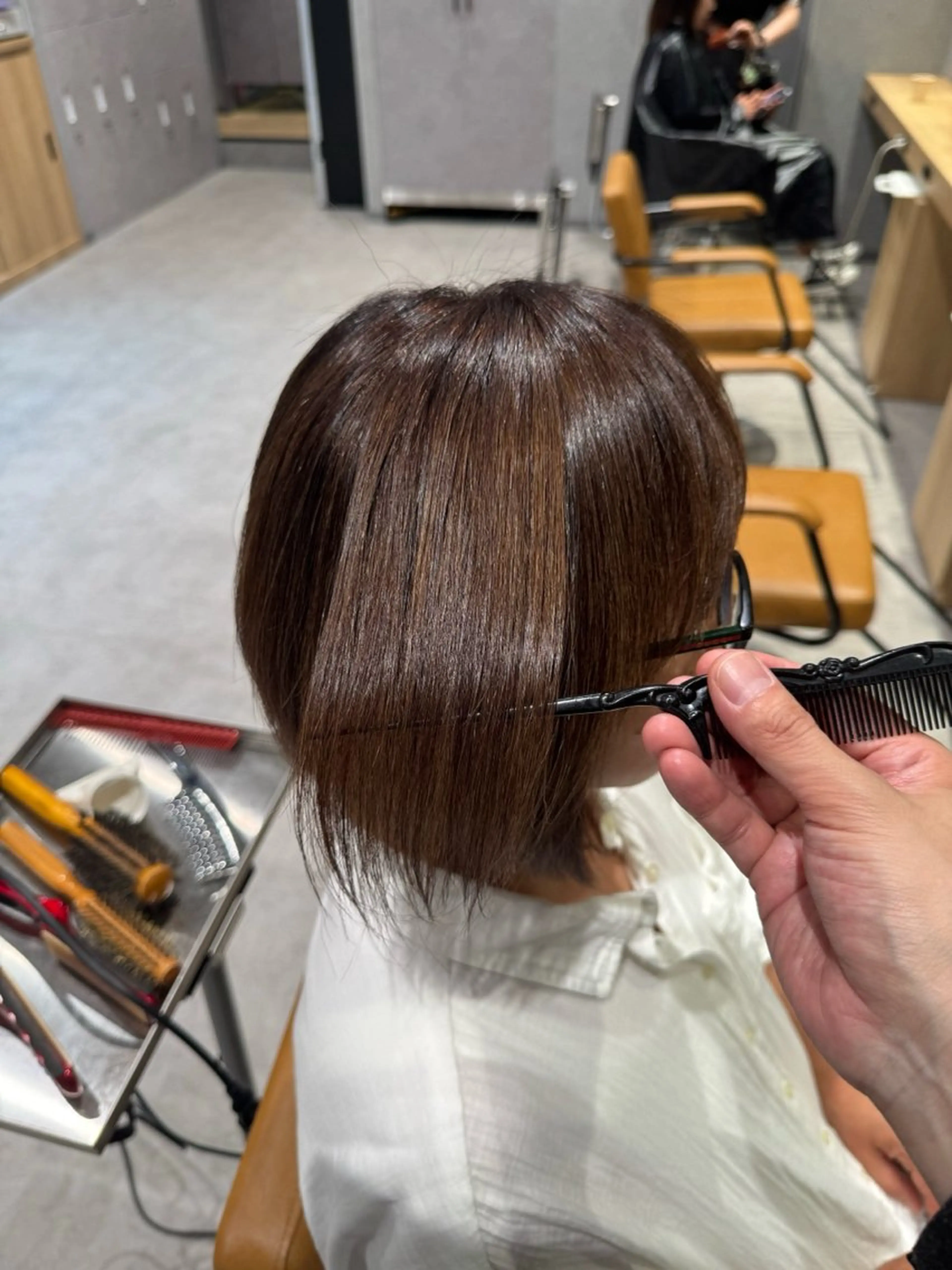 ショート ヘアカラー 青木 あいかのヘアスタイル