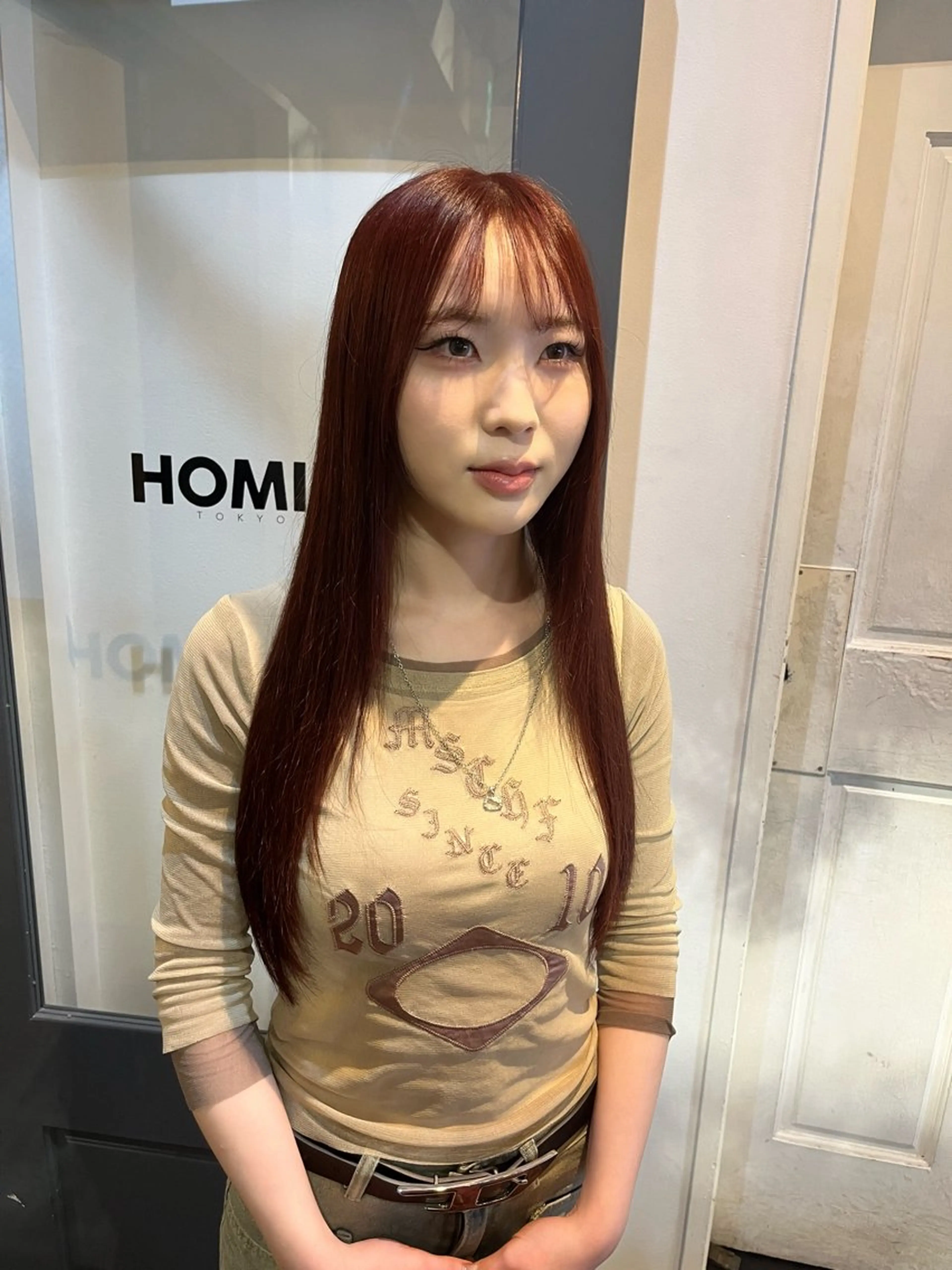 ロング カラー HOMIE TOKYO所属・sora / 渋谷 / ハイトーンのヘアスタイル