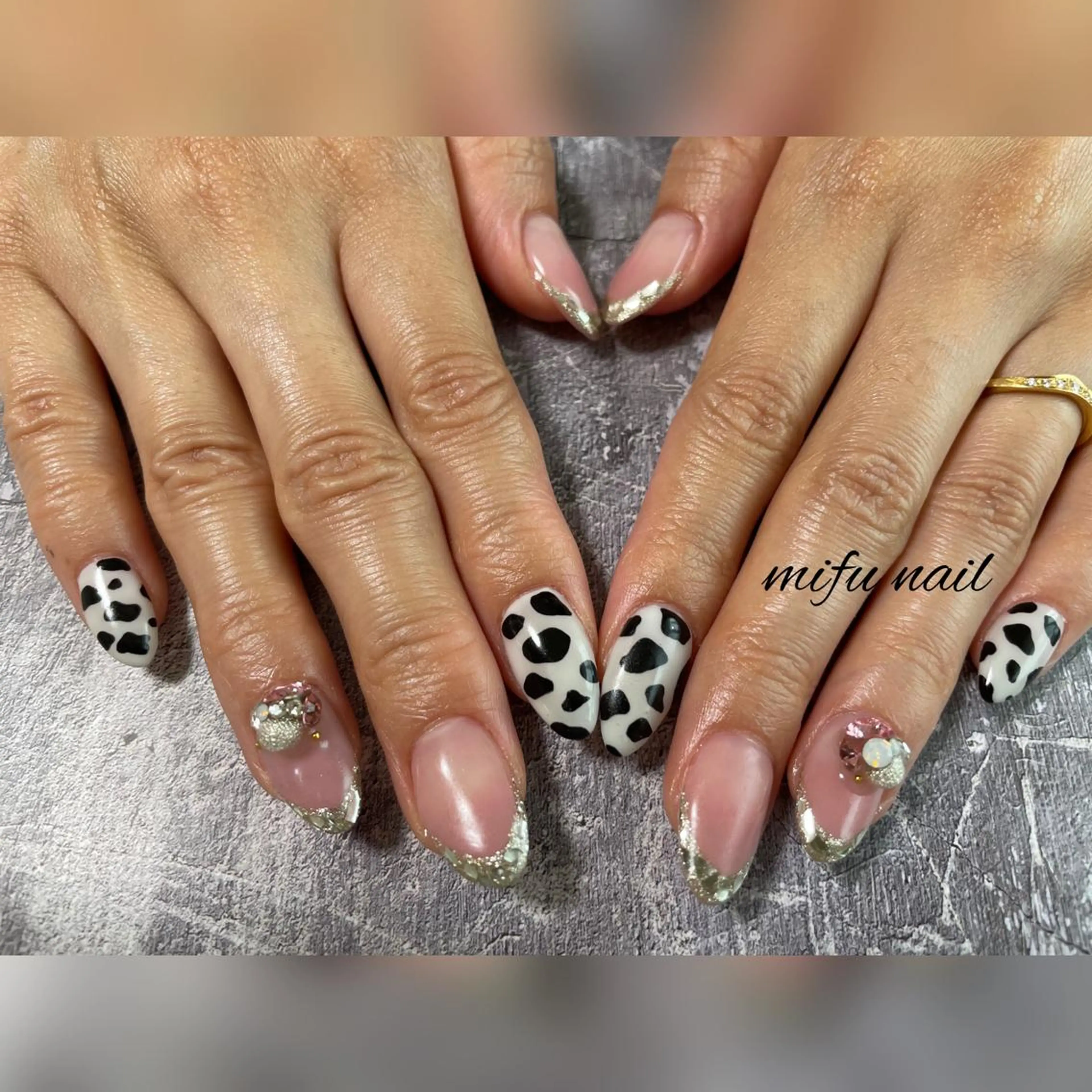 セミロング ネイル ハンドネイル ハンドケア 大田 美笛香のネイルデザイン