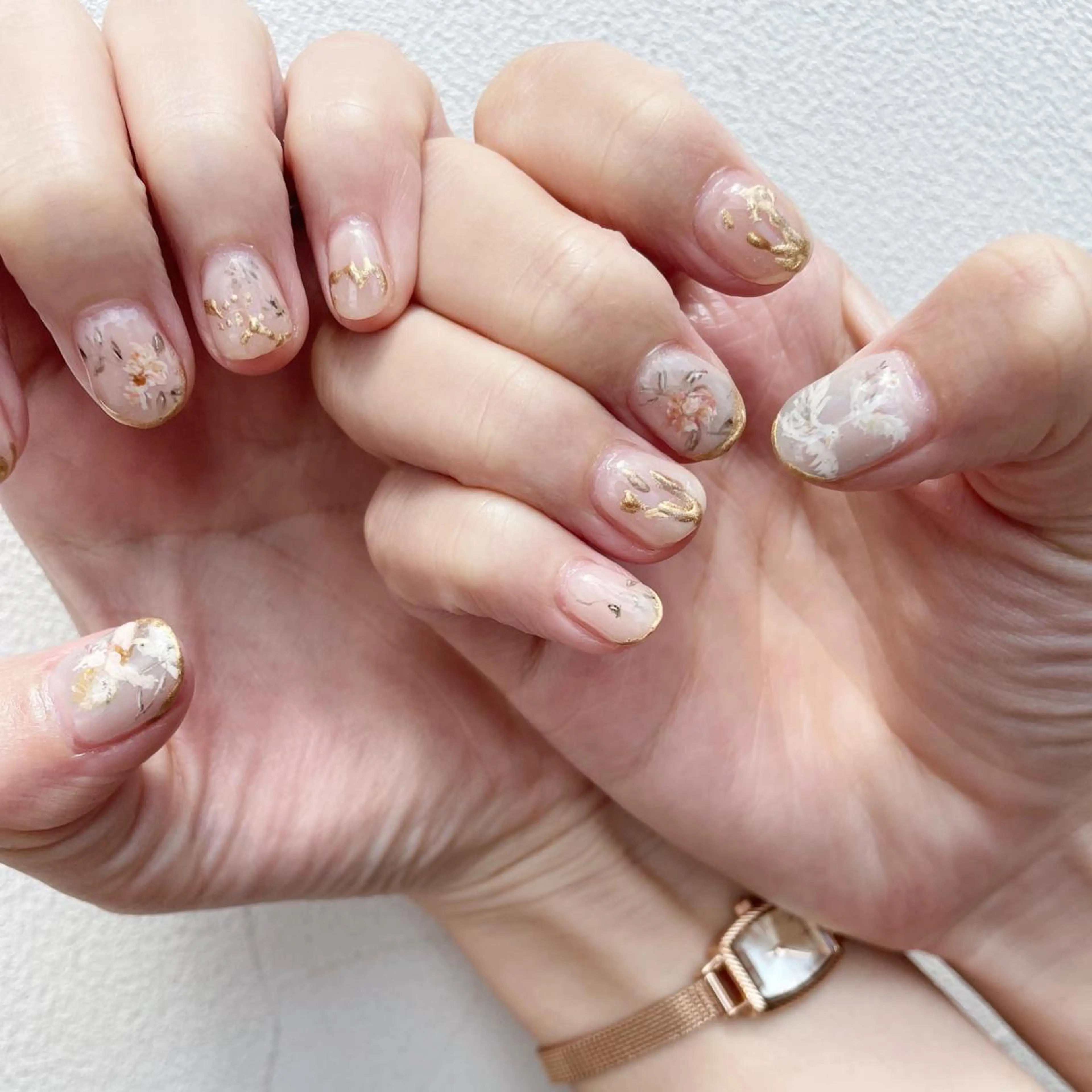 ネイル ハンドネイル フットネイル rebon＊ natsukiのネイルデザイン