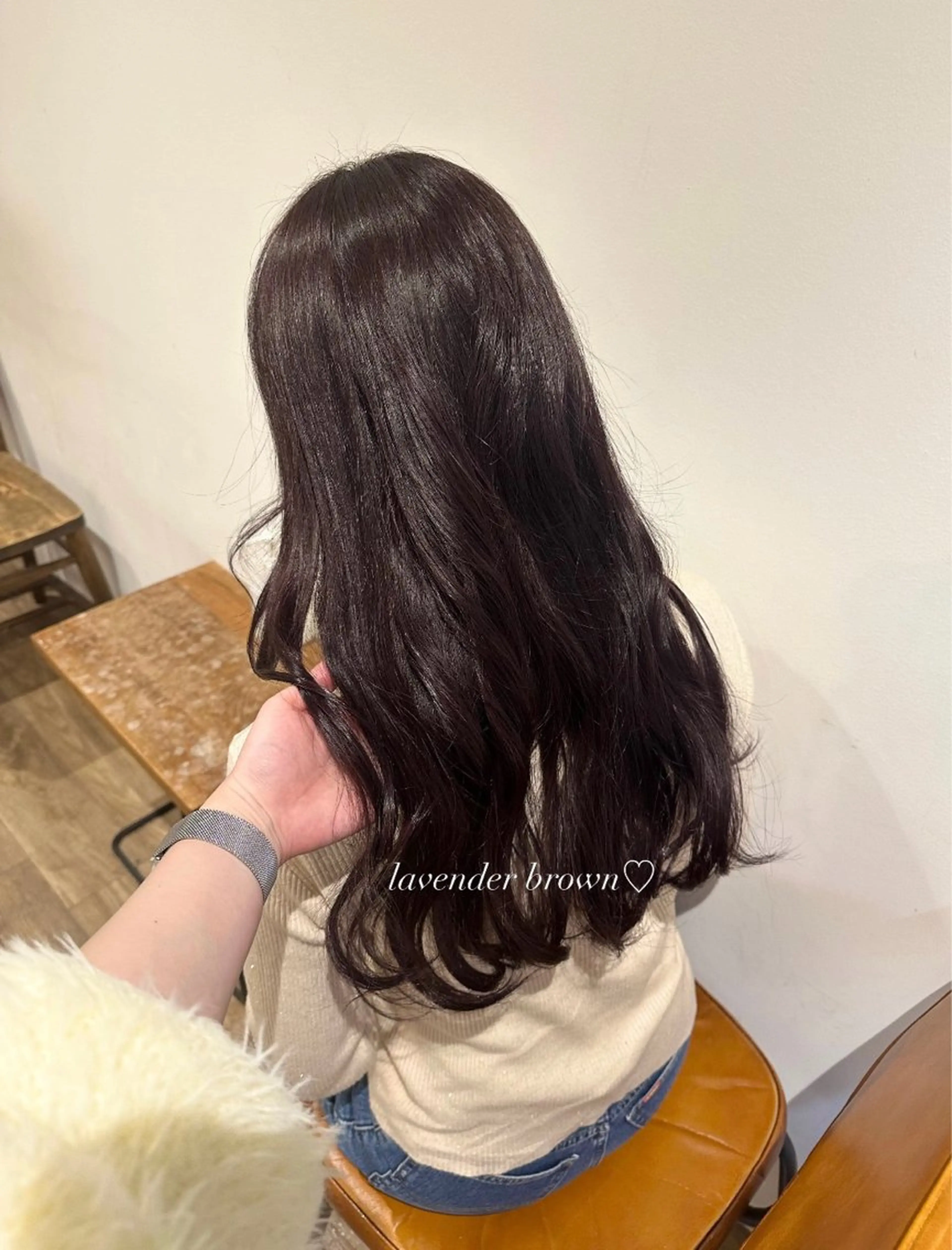 ロング カラー ヘアアレンジ ヘアカラー トリートメント himawari♡ 柔らかいカラーのヘアスタイル