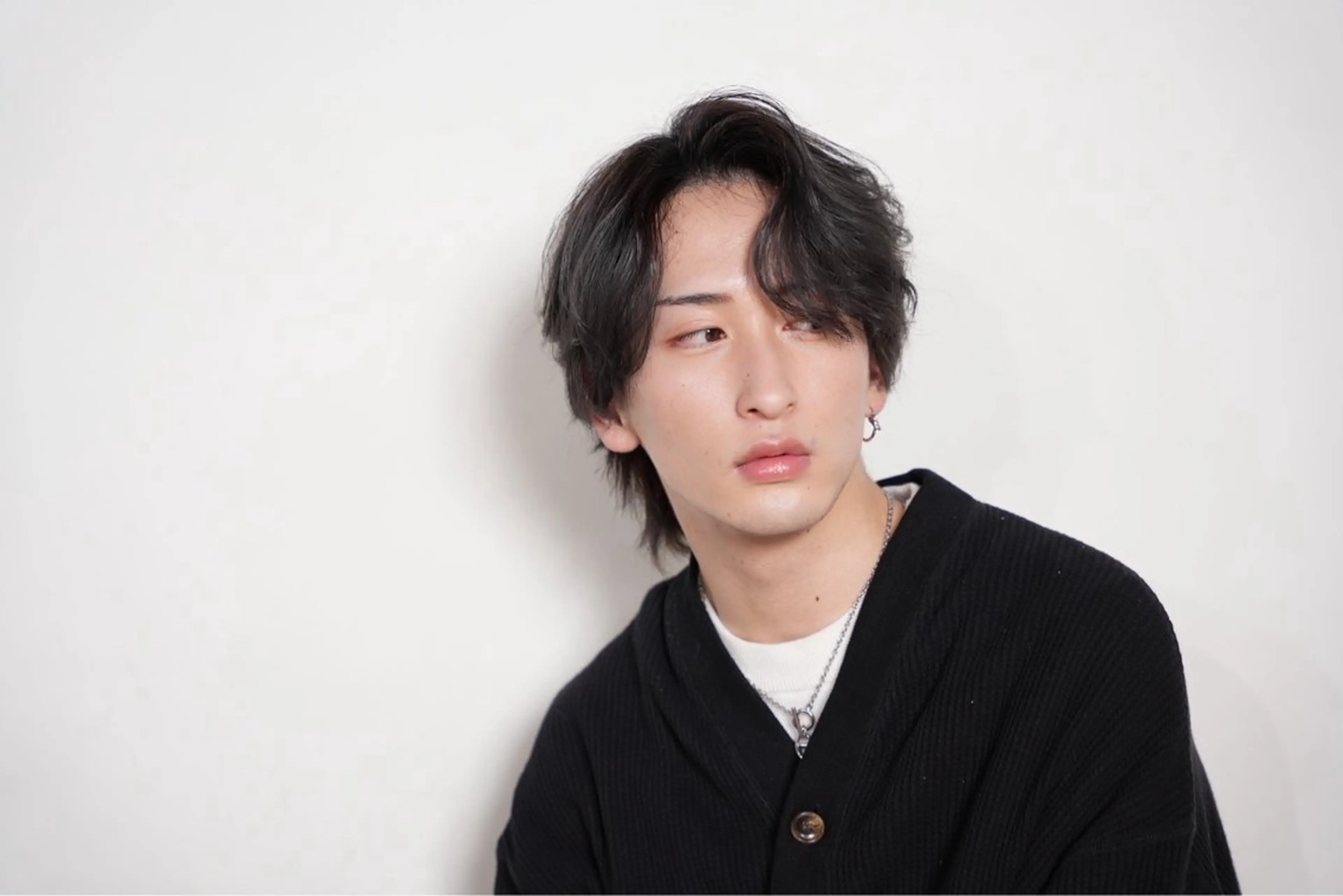 ミディアム パーマ メンズ カット パーマ ヘアセット メンズ特化🧞‍♂️ ASHU🧞‍♂️のヘアスタイル