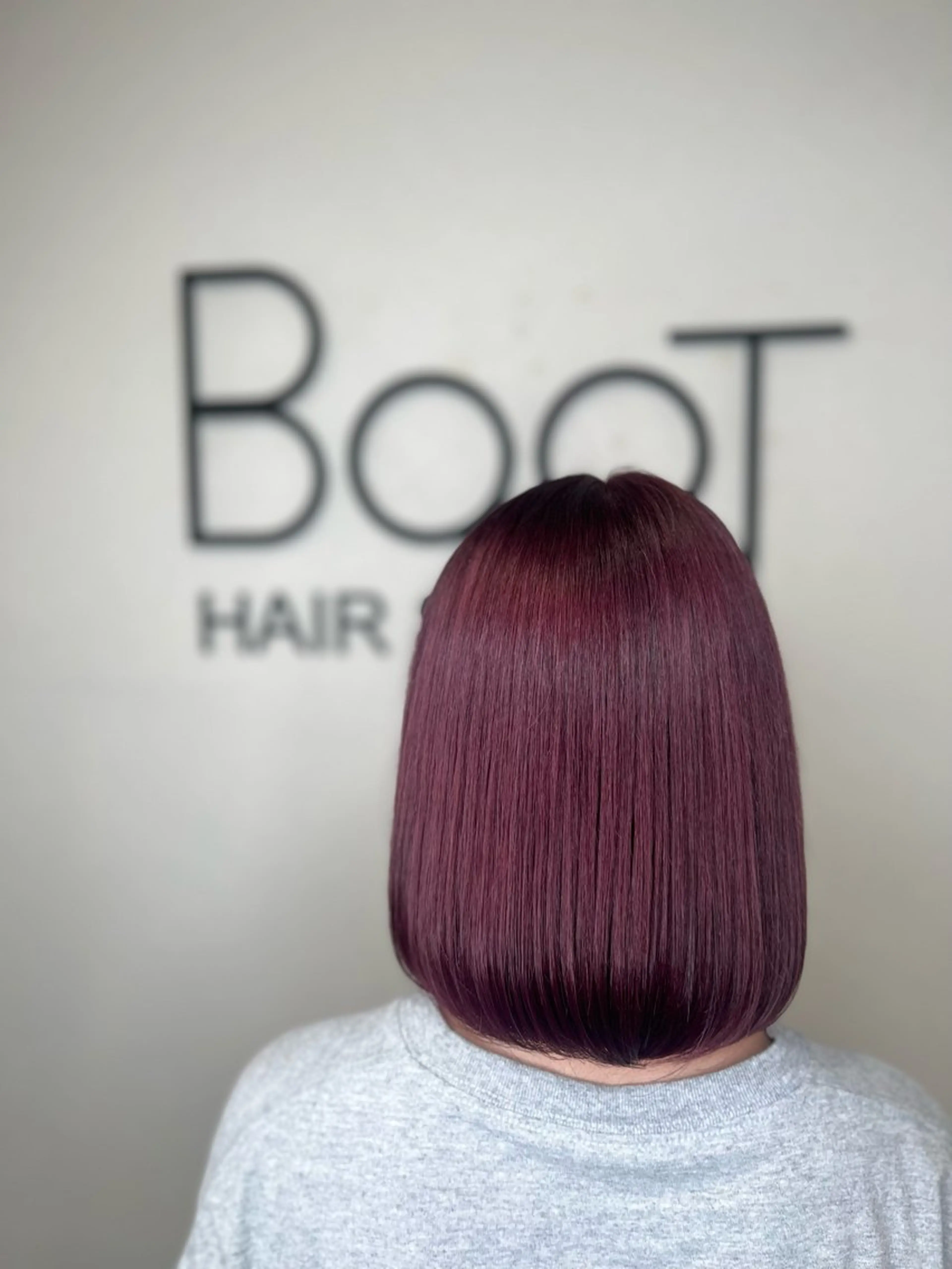ミディアム カラー ヘアカラー トリートメント DEST ゆりかのヘアスタイル