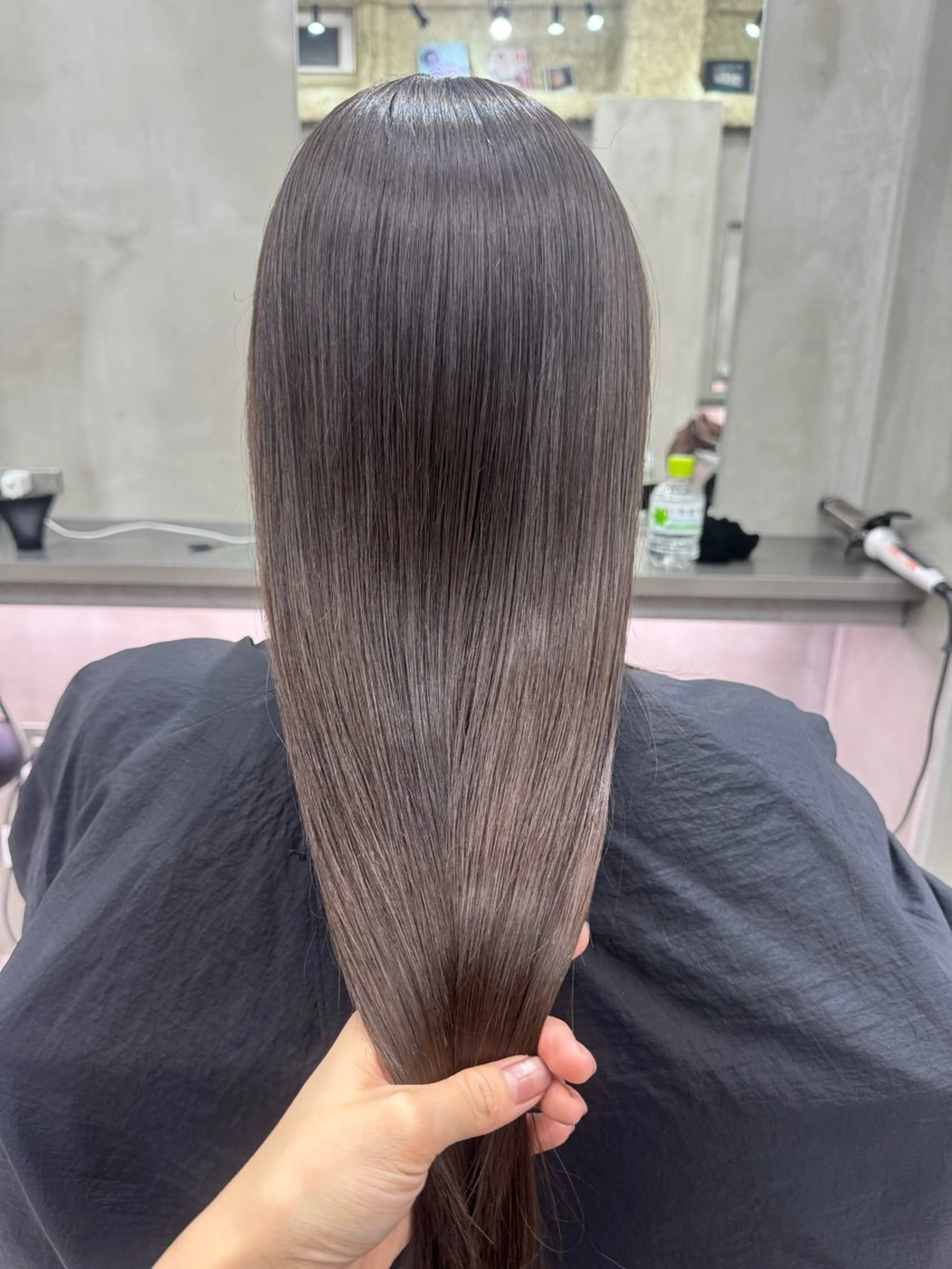 カラー ベージュカラー ブリーチ 透明感カラー ブリーチなしカラー 髪質改善 🍈yurina パーマ🍈のヘアスタイル