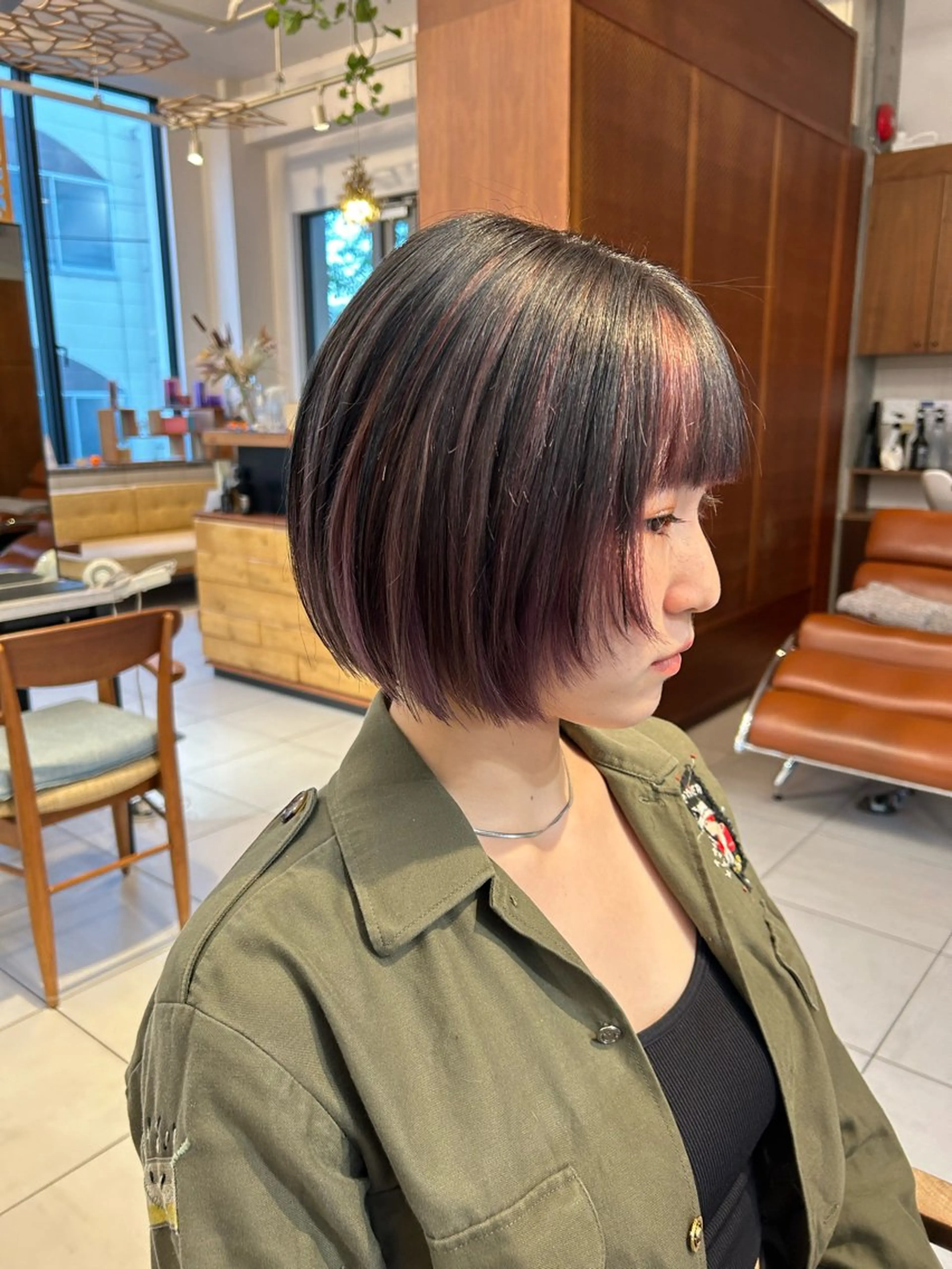 ミディアム カラー ヘアカラー 艶カラー/耳つぼ/ 浴衣着付け/渡辺奈緒のその他イメージ