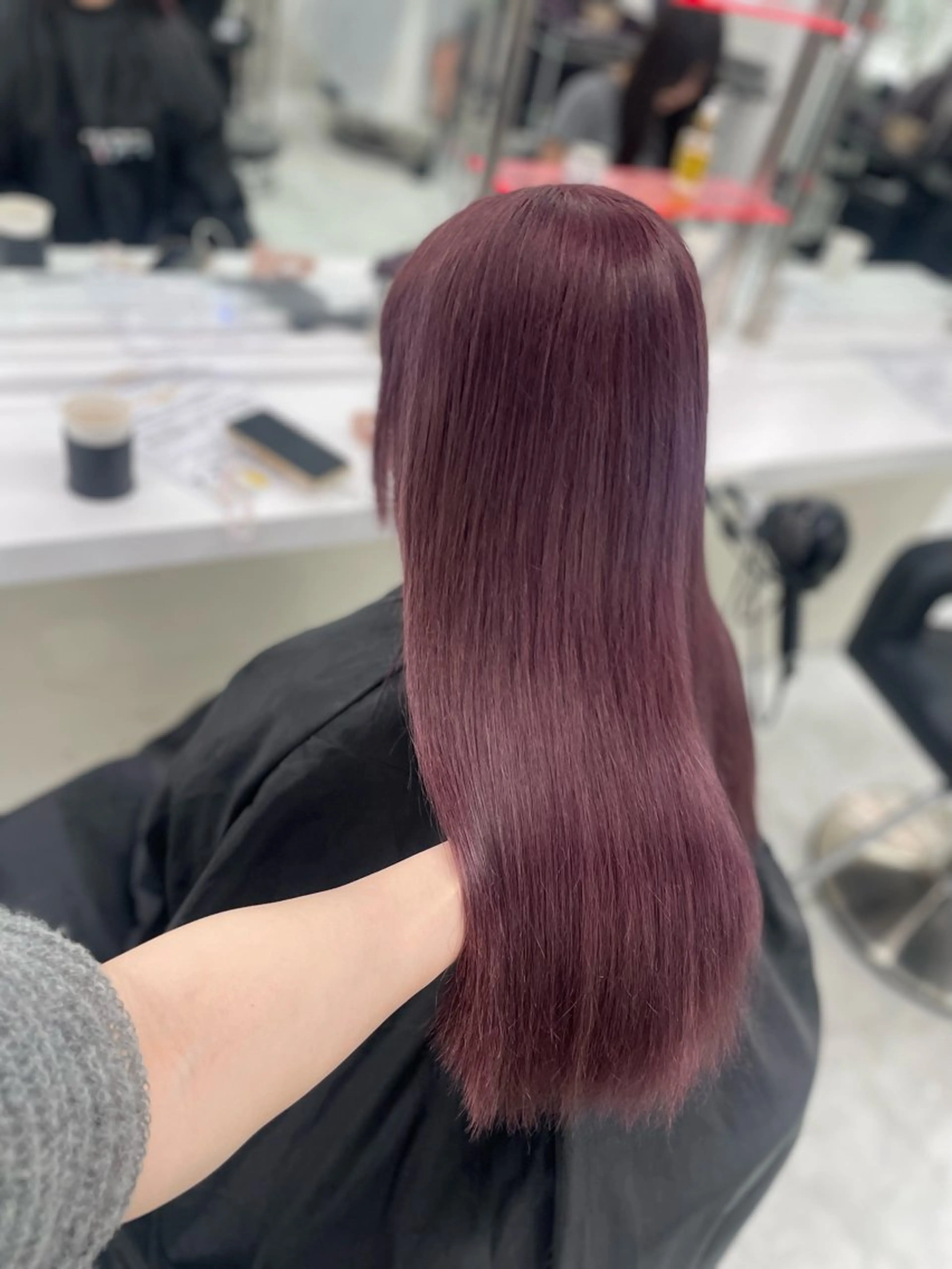 ロング カラー ヘアカラー トリートメント 💗トレンド暖色ヘア Natsumi 💗のヘアスタイル