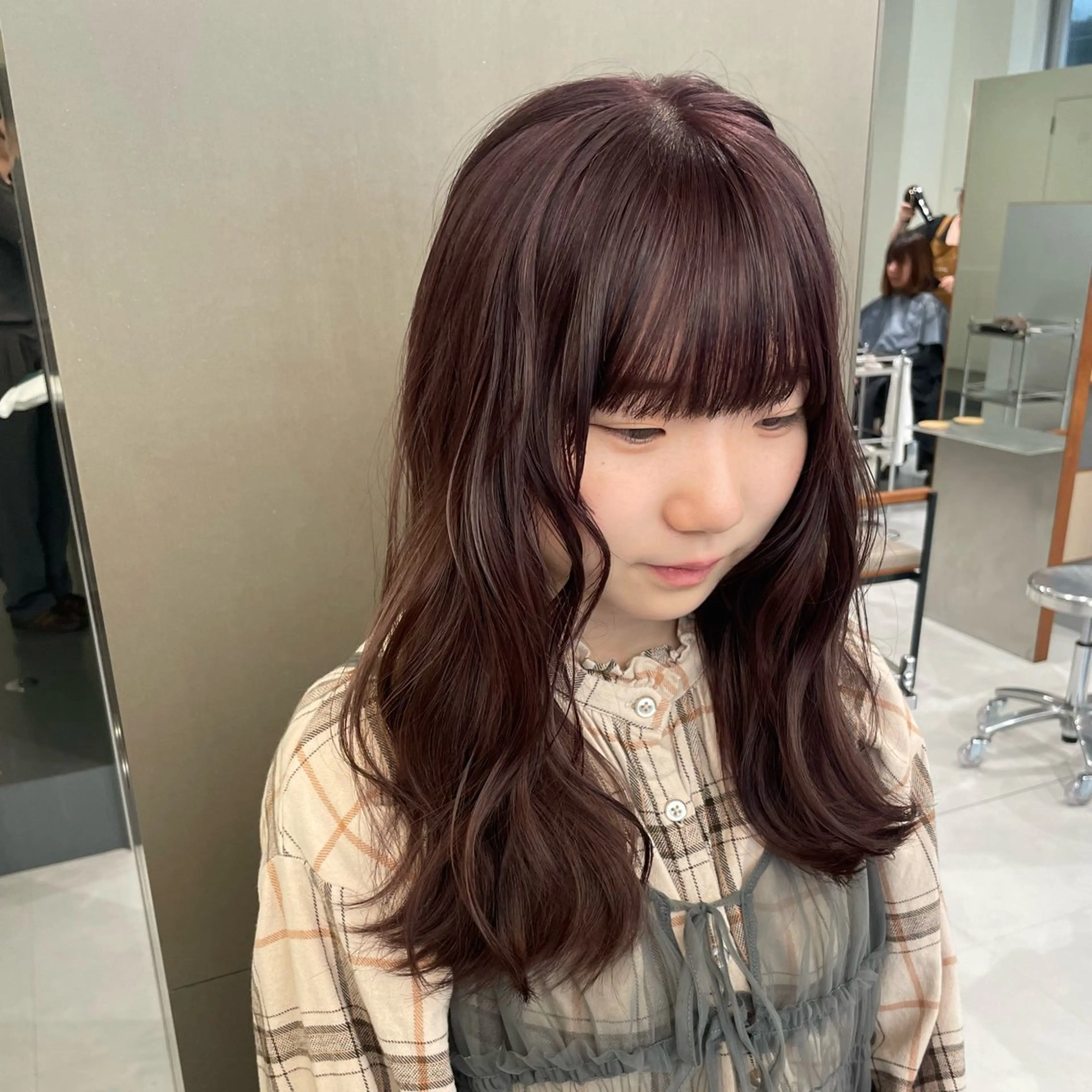 ロング カラー ベージュカラー ブリーチ 透明感カラー ダブルカラー グレージュ ヘアカラー トリートメント ブリーチ/レイヤー 🌻Mutsumiのヘアスタイル