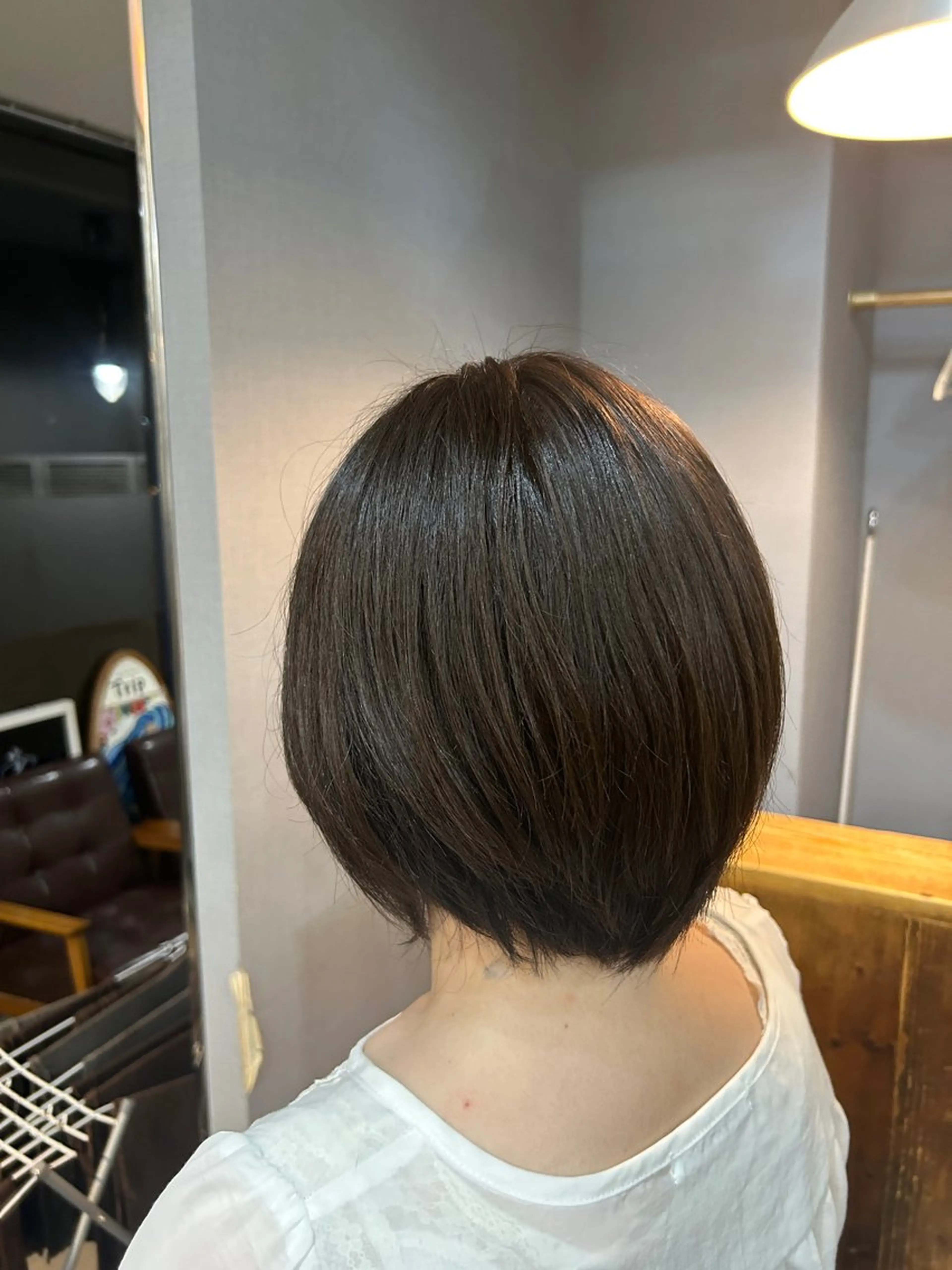 ショート ショートヘア カット ヘアカラー Trip 香椎所属・Yukino/ 透明カラーのヘアスタイル