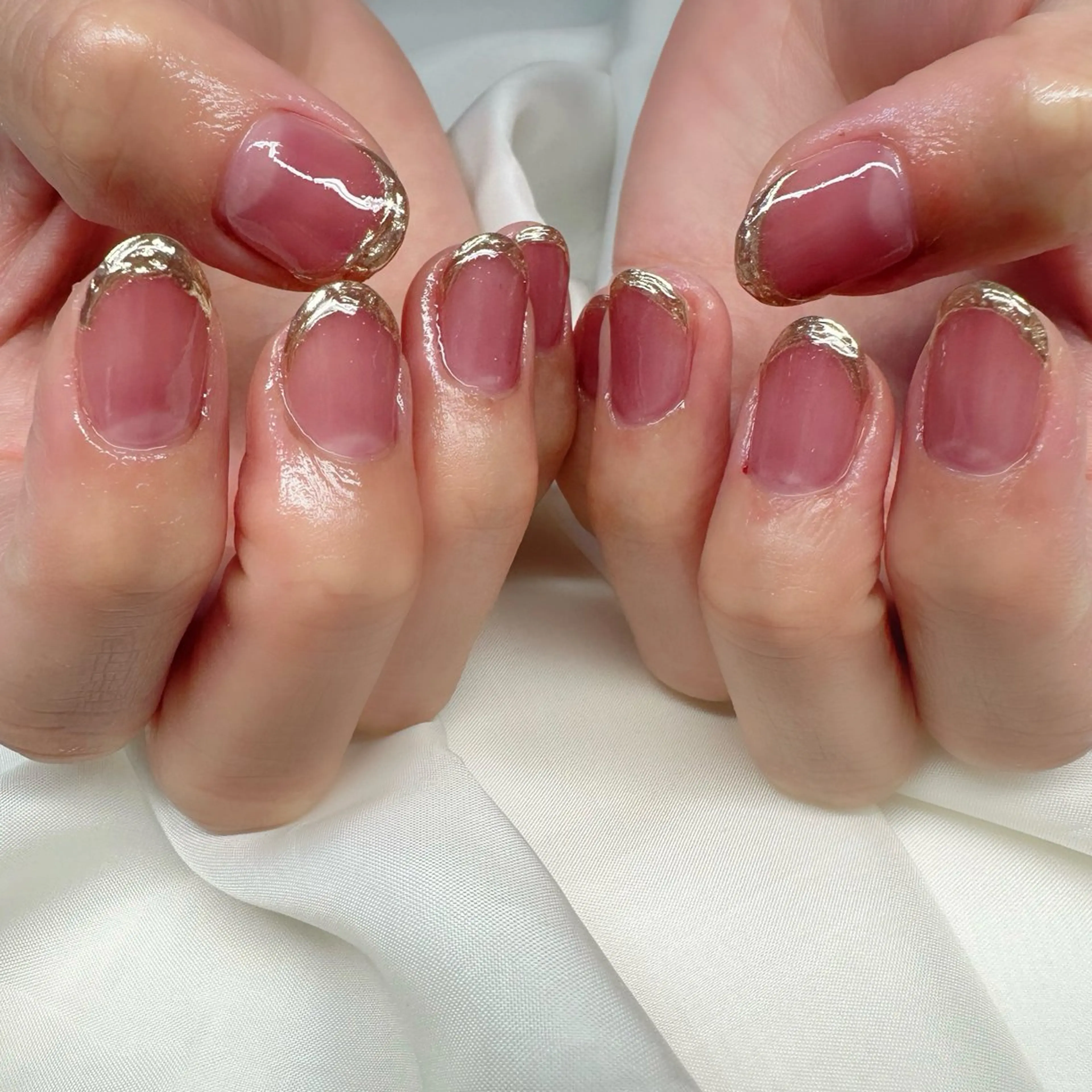 ネイル クリアネイル フレンチネイル 氷ネイル・うるうるネイル 韓国ネイル ミラーネイル 🪞KAPE NAIL 🪞のネイルデザイン