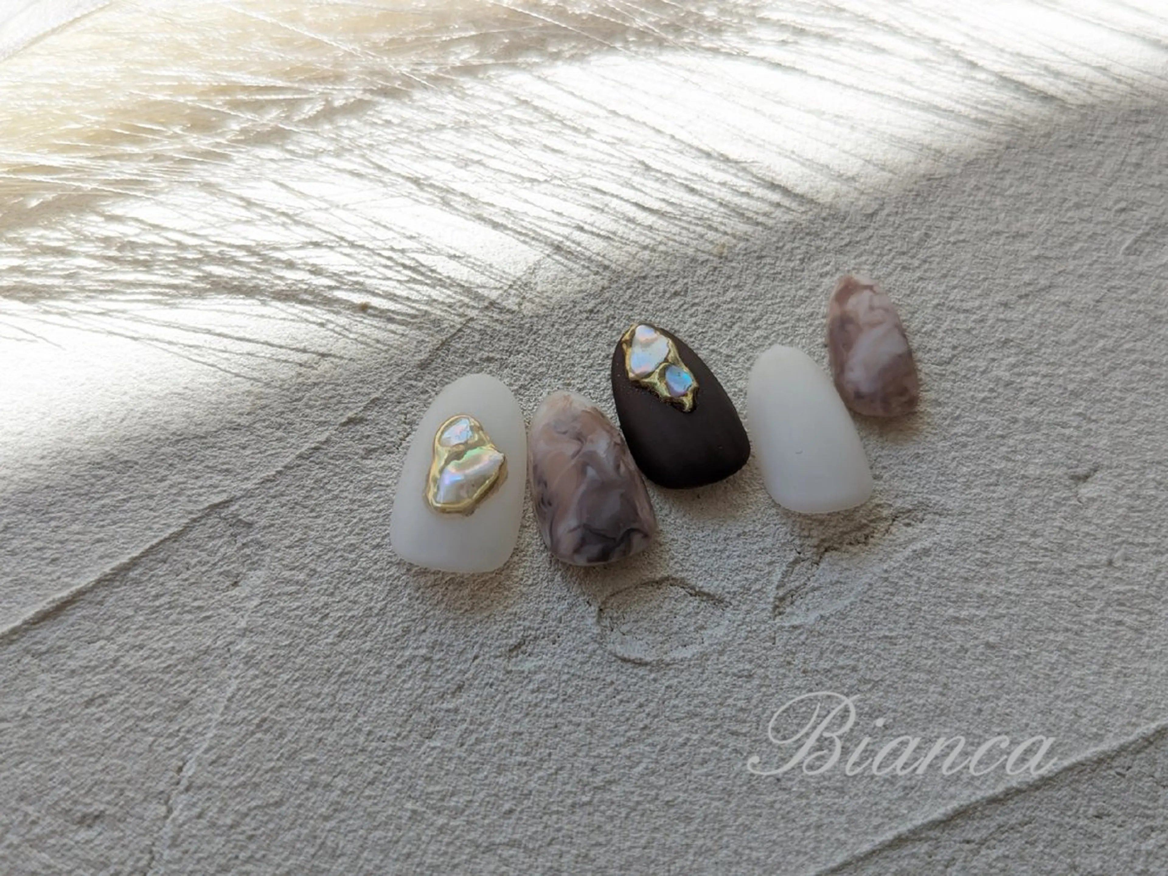 ミディアム Bianca 溝の口 ASANOのネイルデザイン