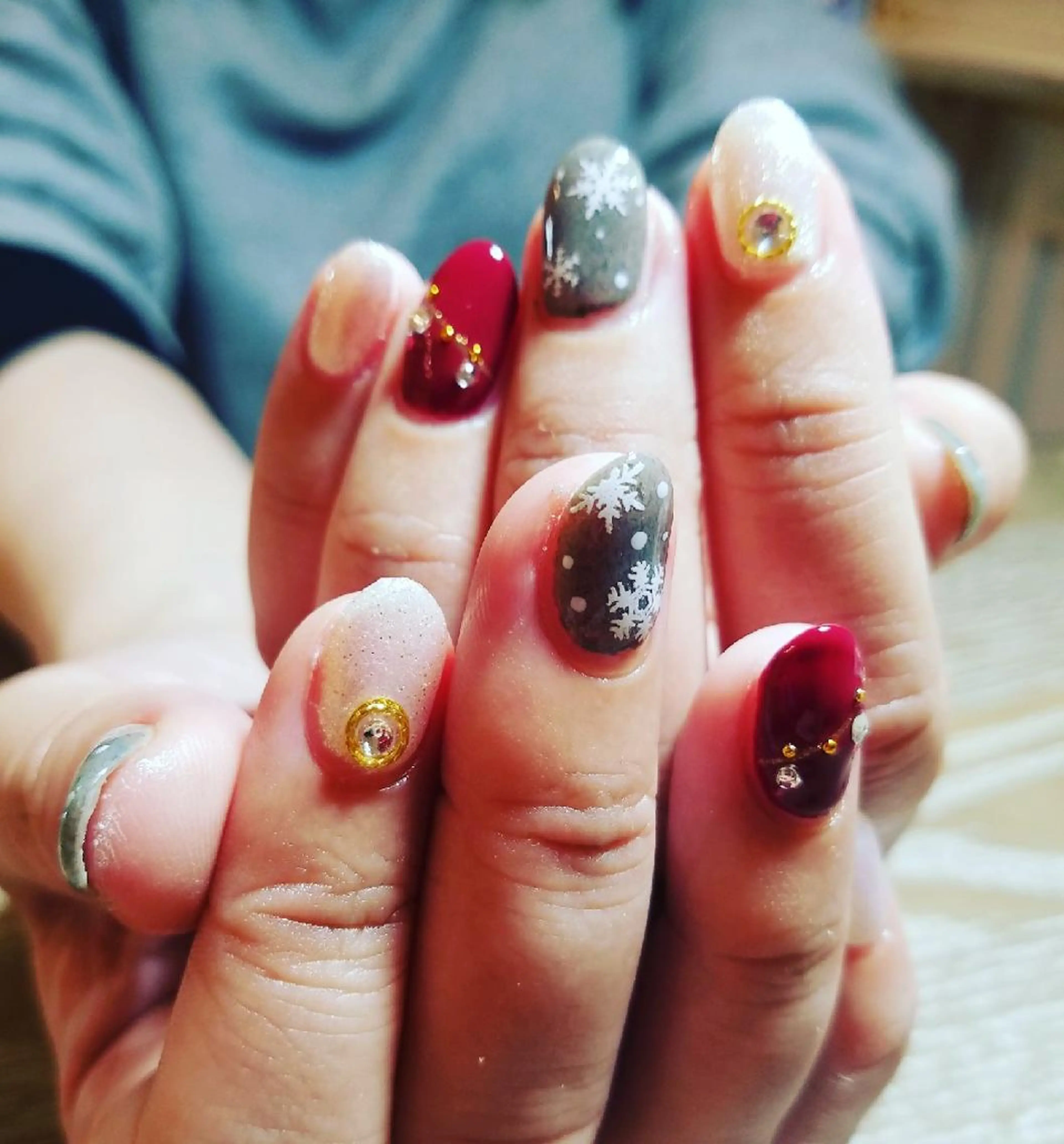 ネイル ハンドネイル JuniNail韓国 ネイリストsuのネイルデザイン