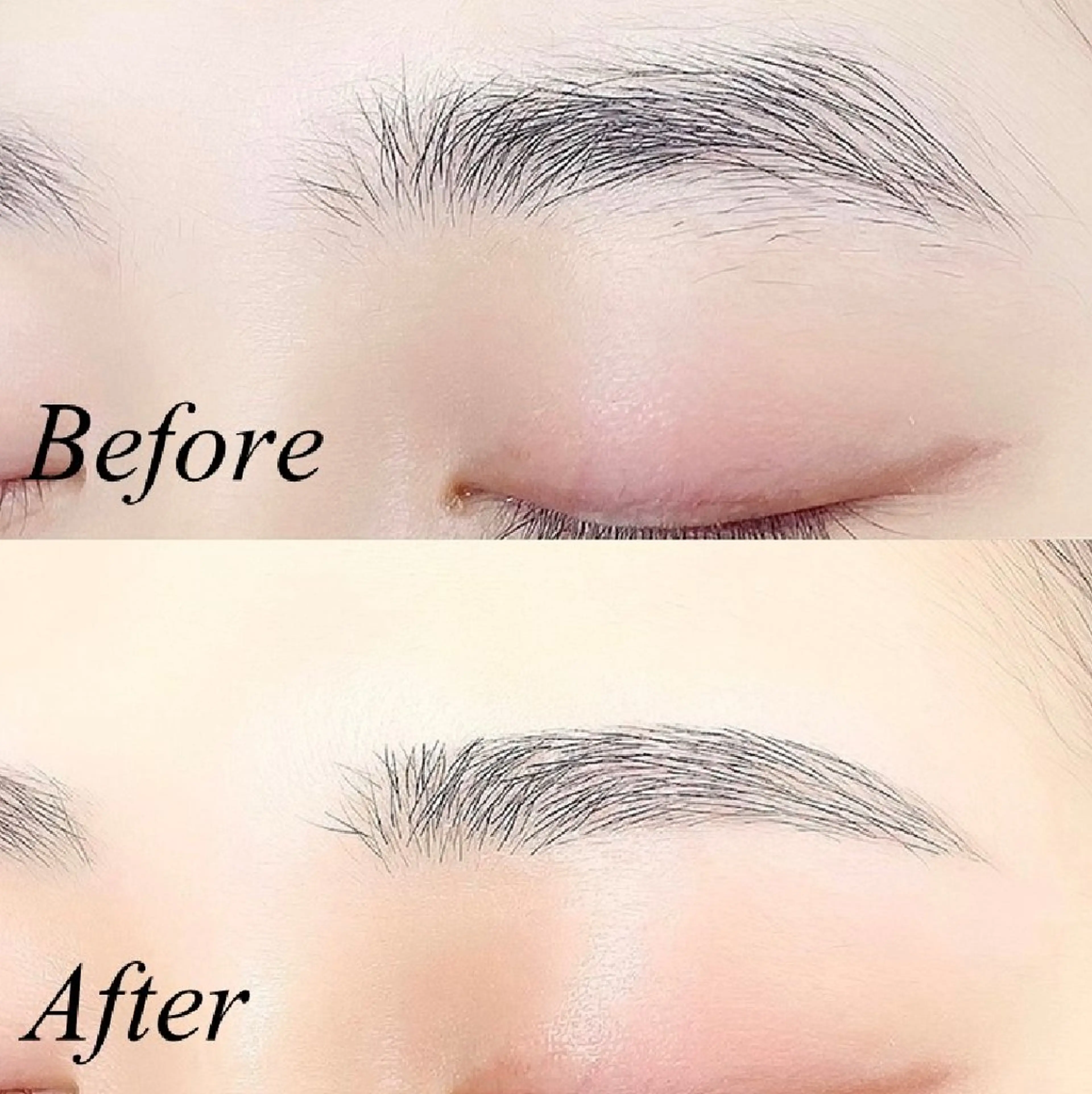 学割U24🎓《ナチュラル眉🌱》美眉アイブロウWAX＋間引き (メイク込) ¥4500の写真