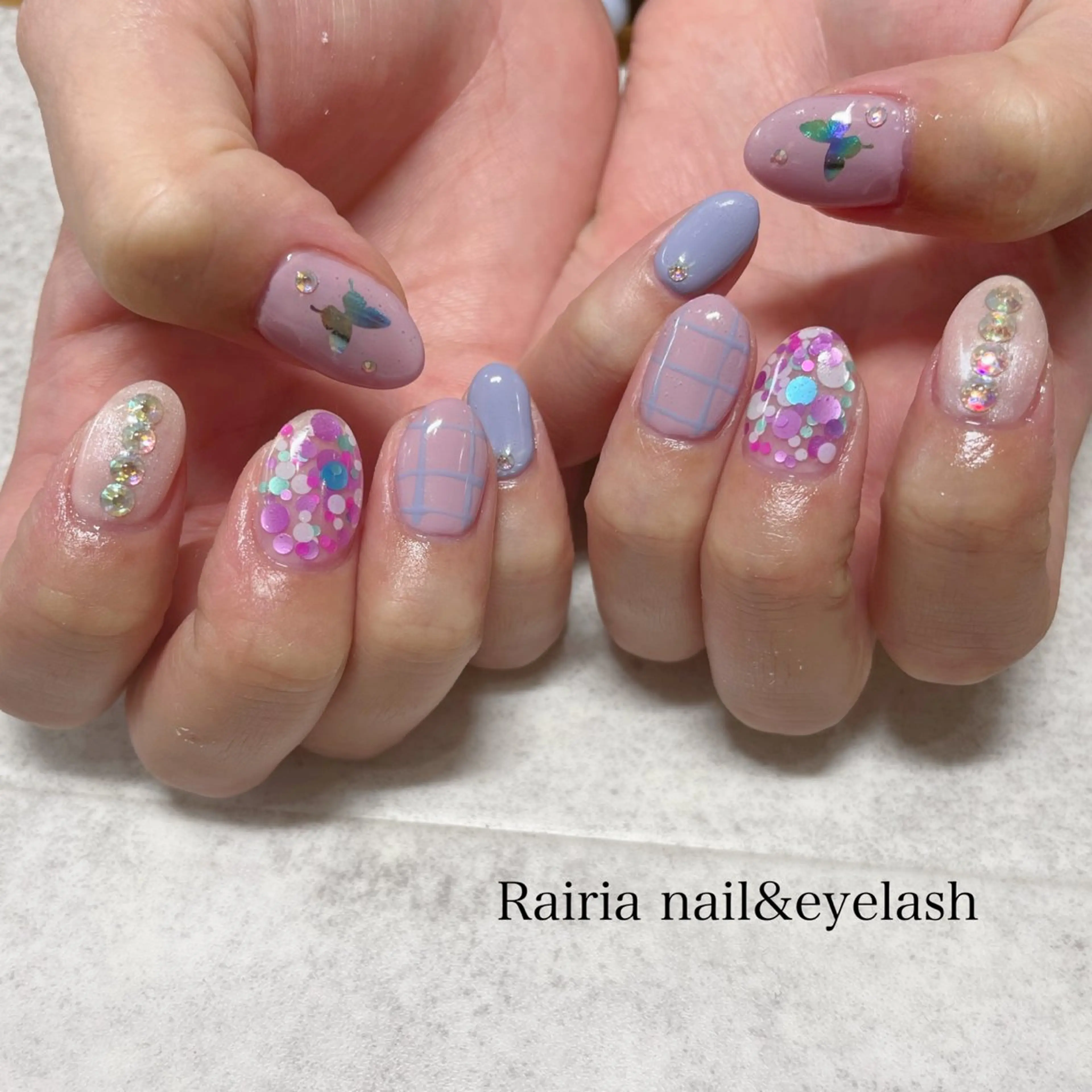 ネイル 持ち込み ハンドネイル Rairia nail&eyelash小岩店所属・Rairianail 小岩店のネイルデザイン