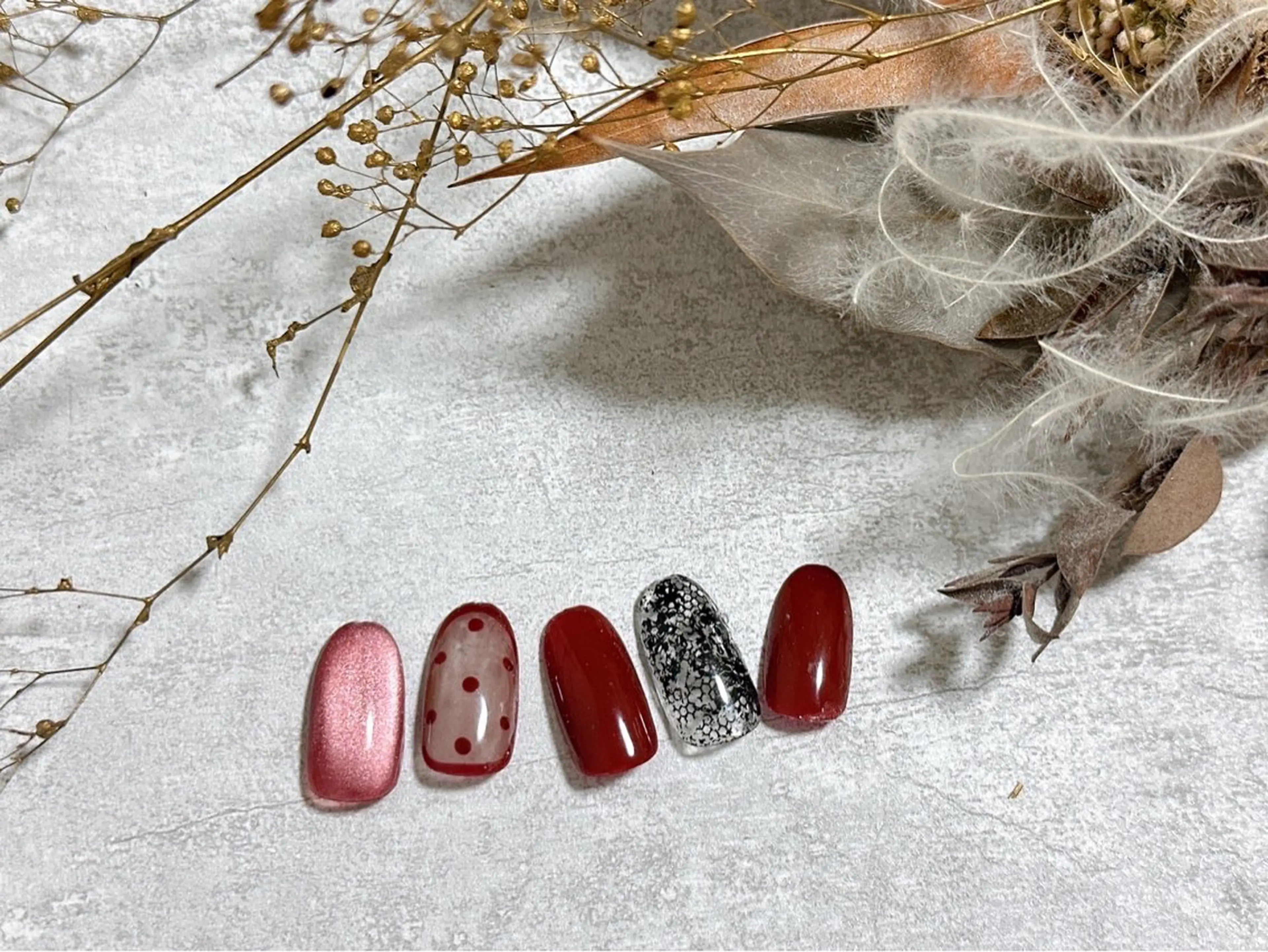 ネイル オーロラネイル フットネイル フレンチネイル ジェルネイル マグネットネイル ハンドネイル kiki nail 二子玉川のネイルデザイン