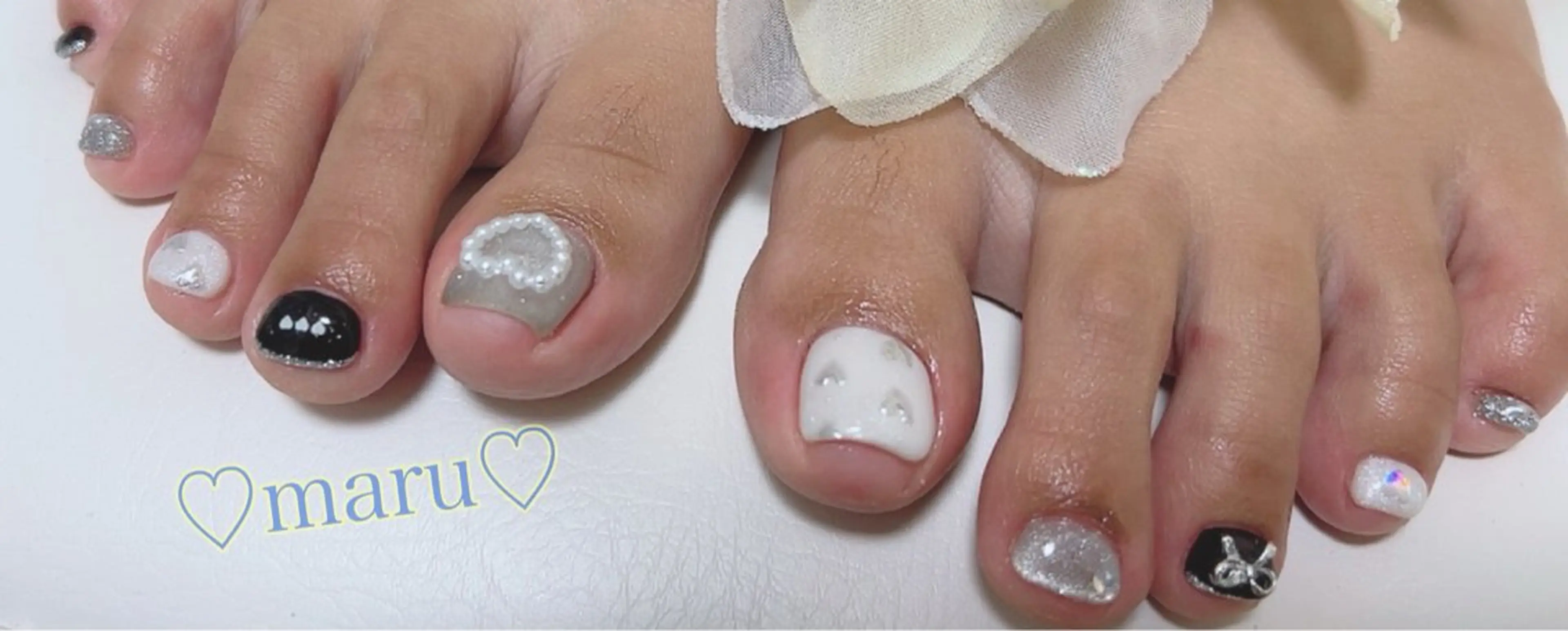 ネイル ハンドネイル フットネイル まるみ♡8/25- 31お休み🙇‍♀️のネイルデザイン