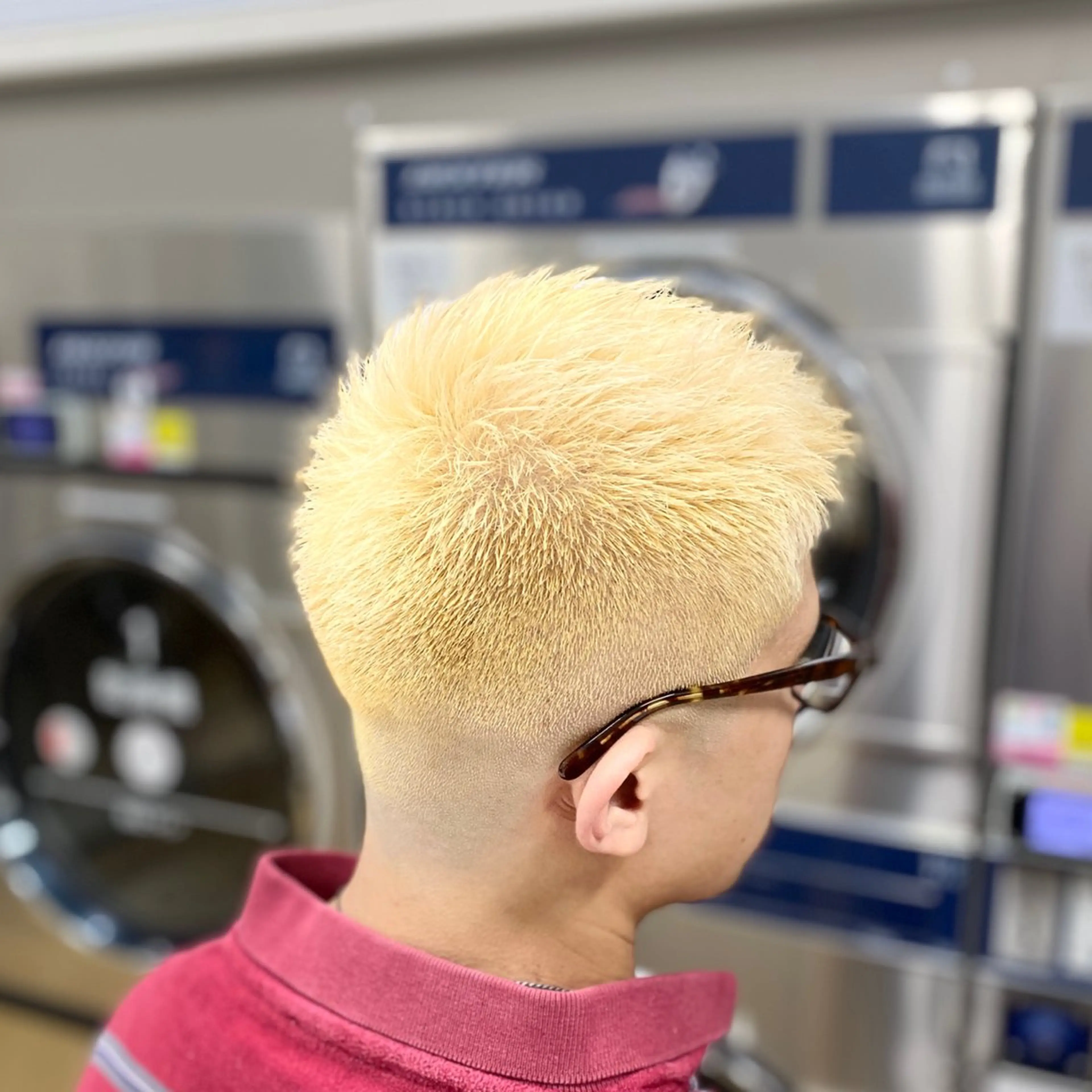 ショート カラー パーマ メンズ キッズ BARBER SHOP SUBARU men'sgrooming所属・下村 央志のヘアスタイル