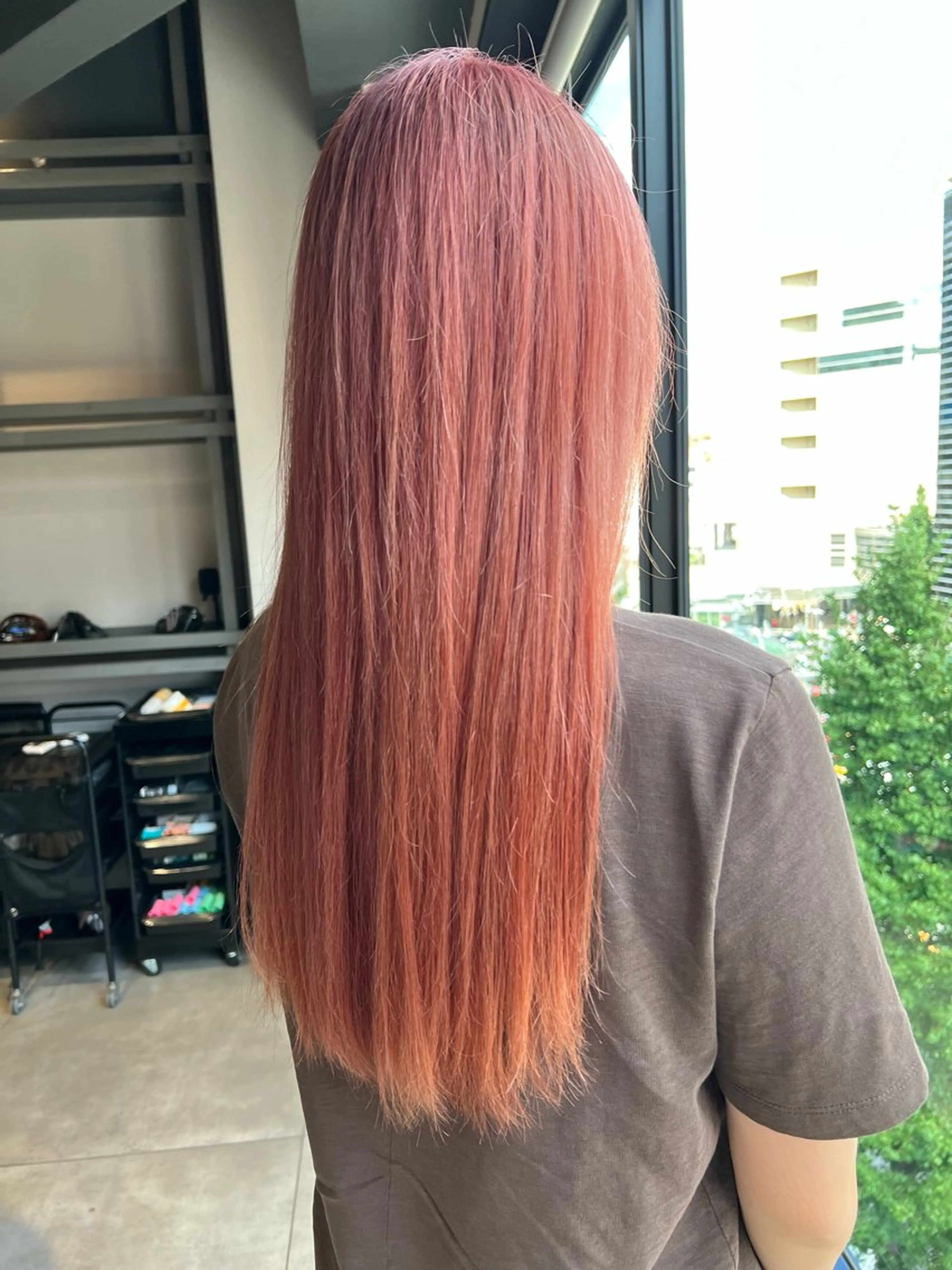 ロング カラー ハイトーンカラー ✨髪質改善矯正× ブリーチ✨YU-KIのヘアスタイル