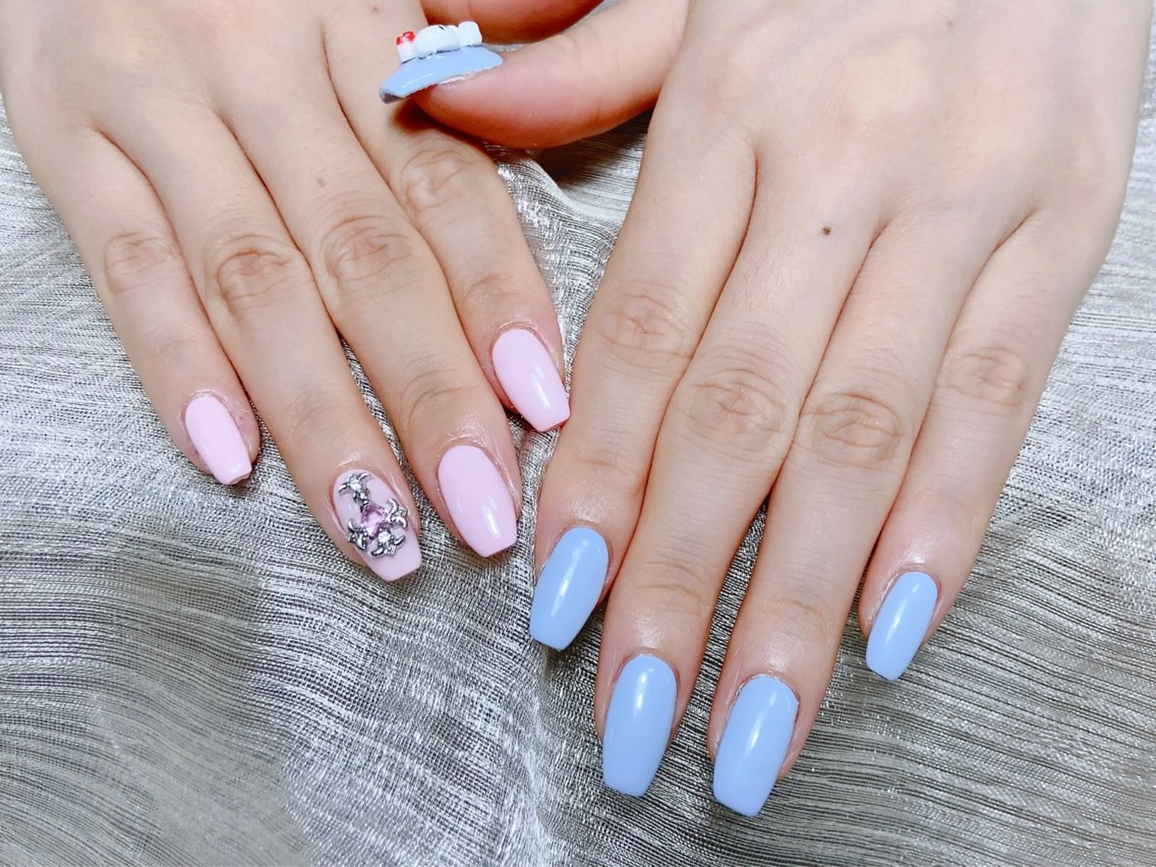 ネイル ハンドネイル ハンドケア 💕ドリーミー ネイル💕のネイルデザイン