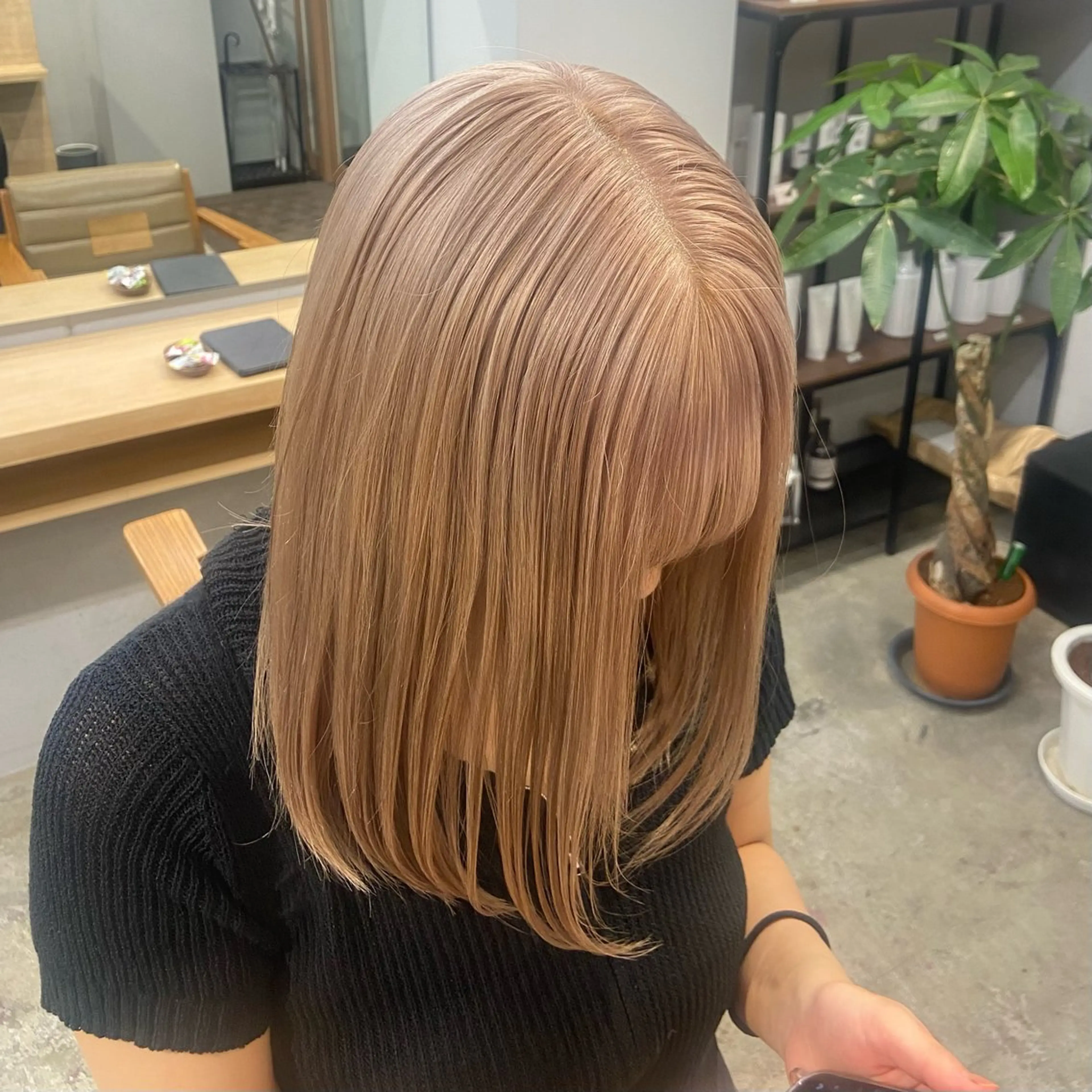 ミディアム EGO 池袋 RIO🖤⋆͛*͛のヘアスタイル