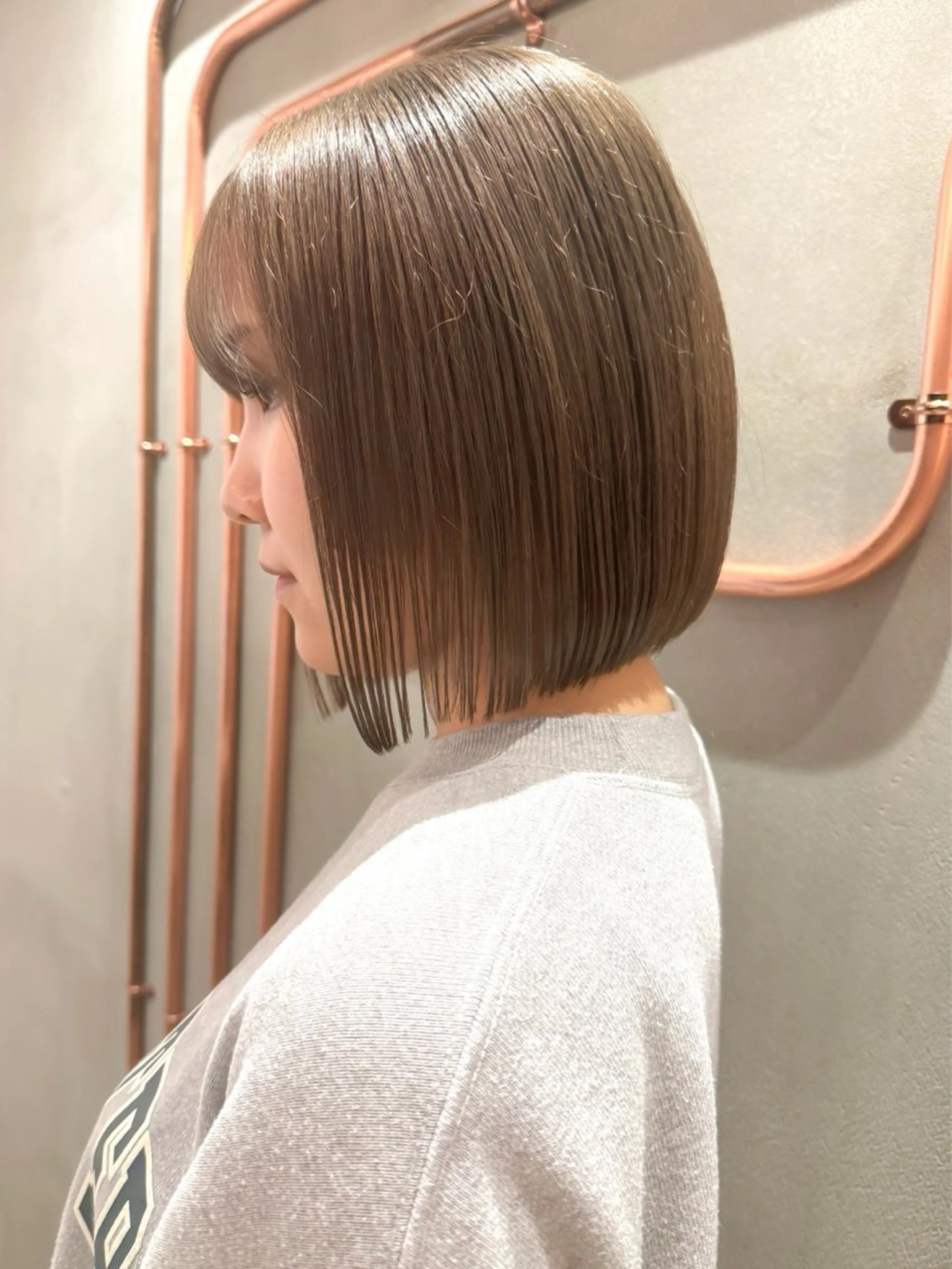 ショート カット ヘアカラー トリートメント 🌹ボブ/髪質改善 韓国レイヤー🌹澤口のヘアスタイル