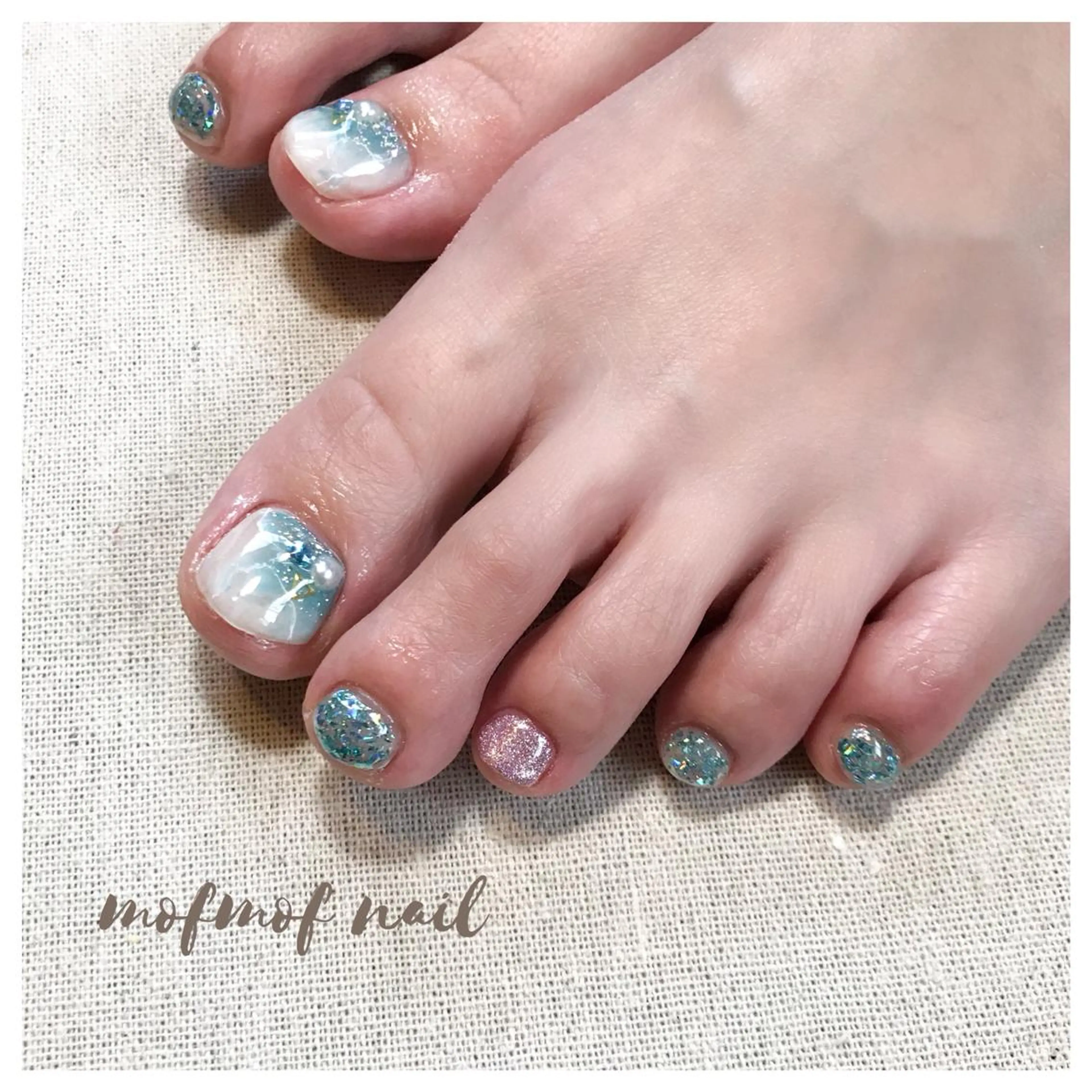 ネイル フットネイル mofmofnail 🌿shimizuのネイルデザイン