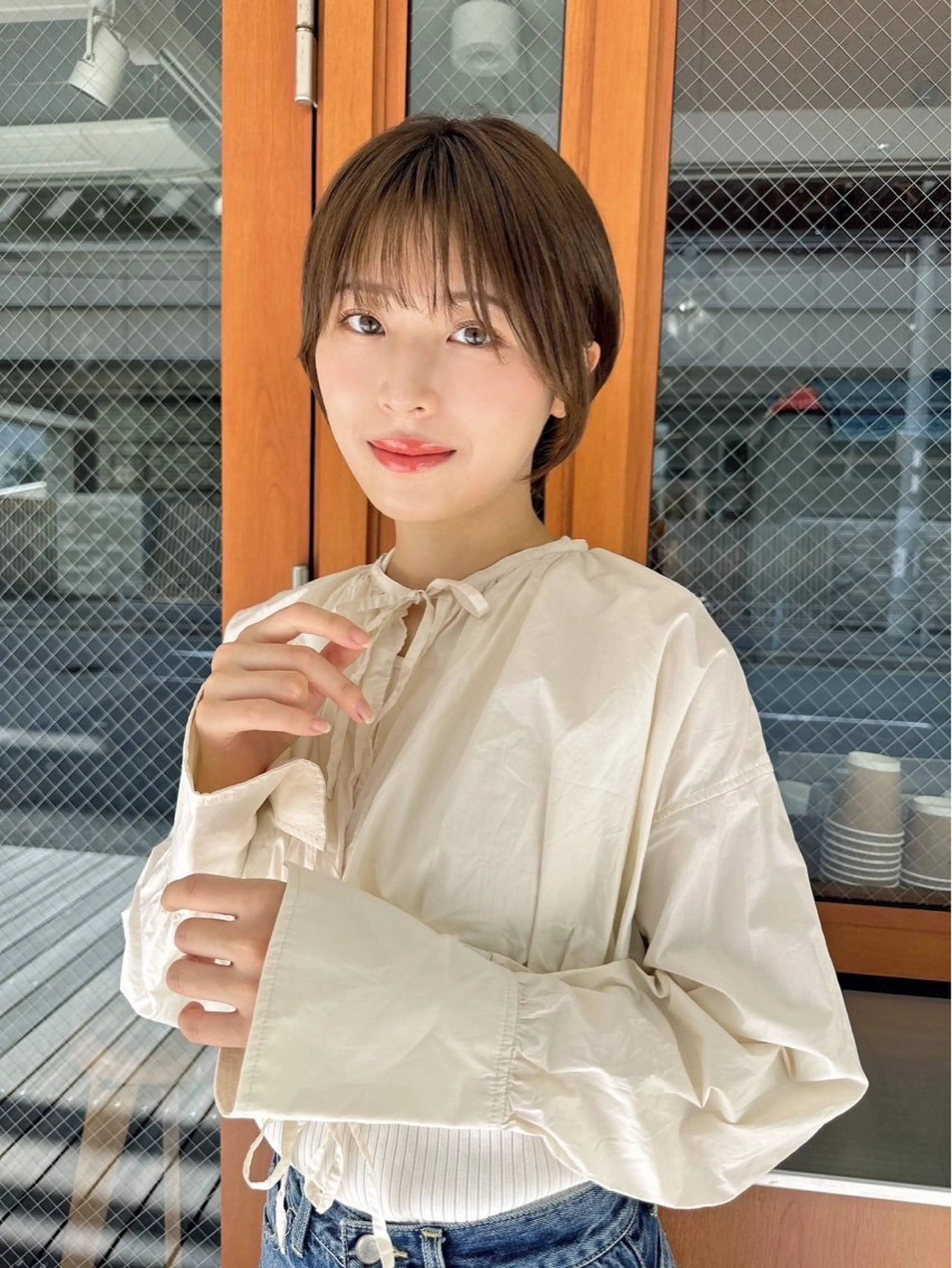 ショート カット ヘアカラー トリートメント Rubik's 和歌山 2nd所属・小澤正弥/ 縮毛矯正/ショートのヘアスタイル