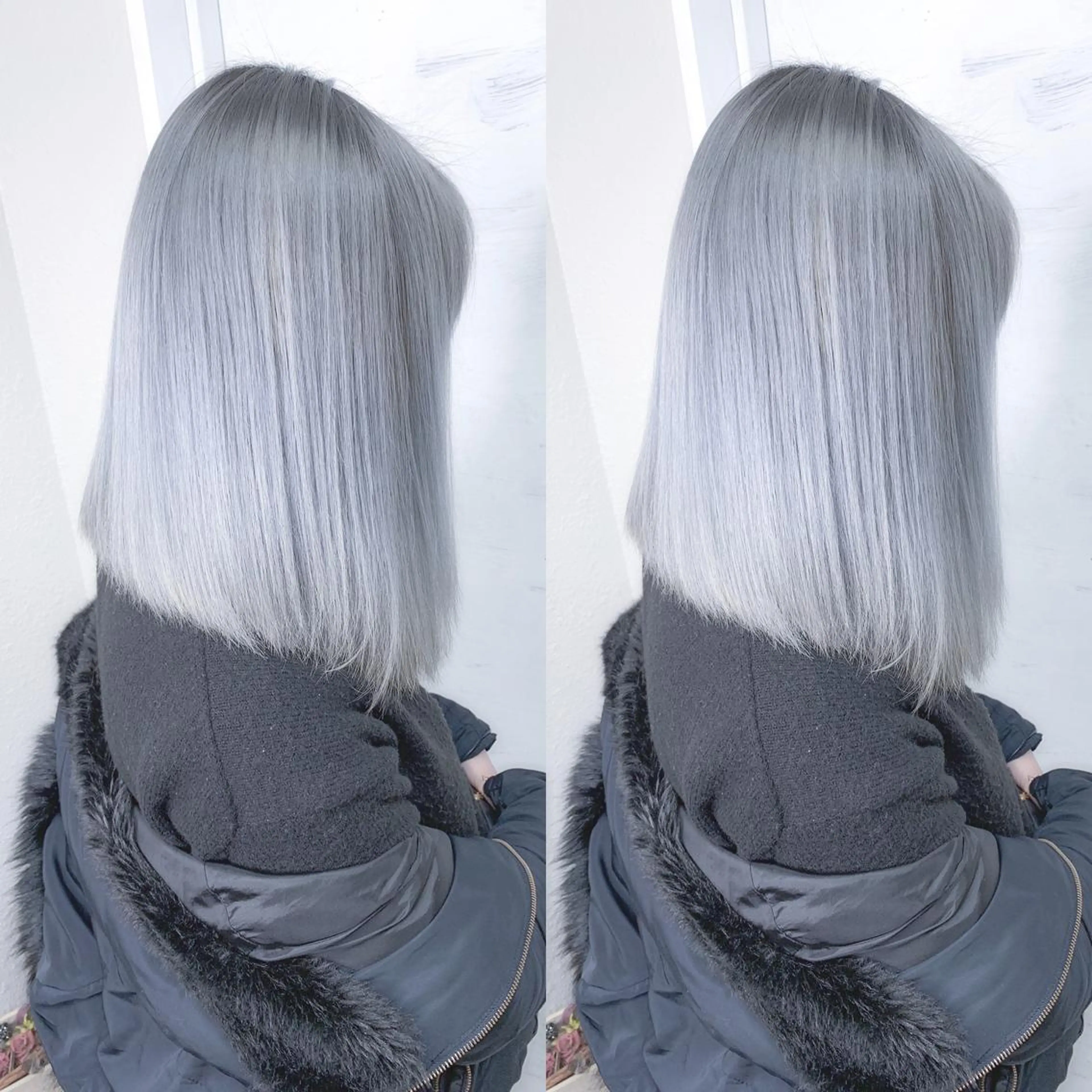 ショート カラー ブリーチ BOX mico.のヘアスタイル